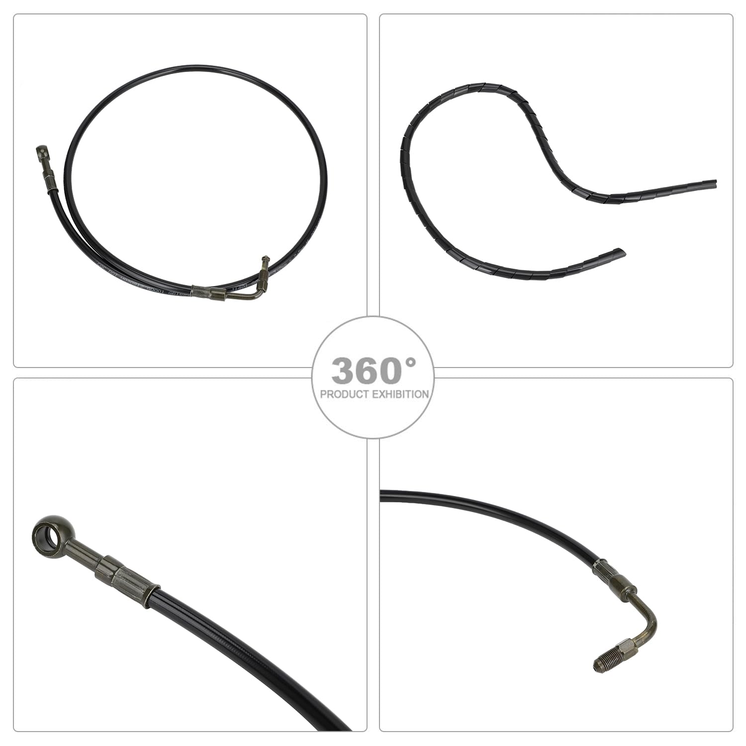 IUVWISN Motorcycle Hydraulic Foot Brake Pedal Lever Kit WX13192001 for Sur Ron Light Bee X/S/LBX, Segway X260 X160 Electric Dirt Bike