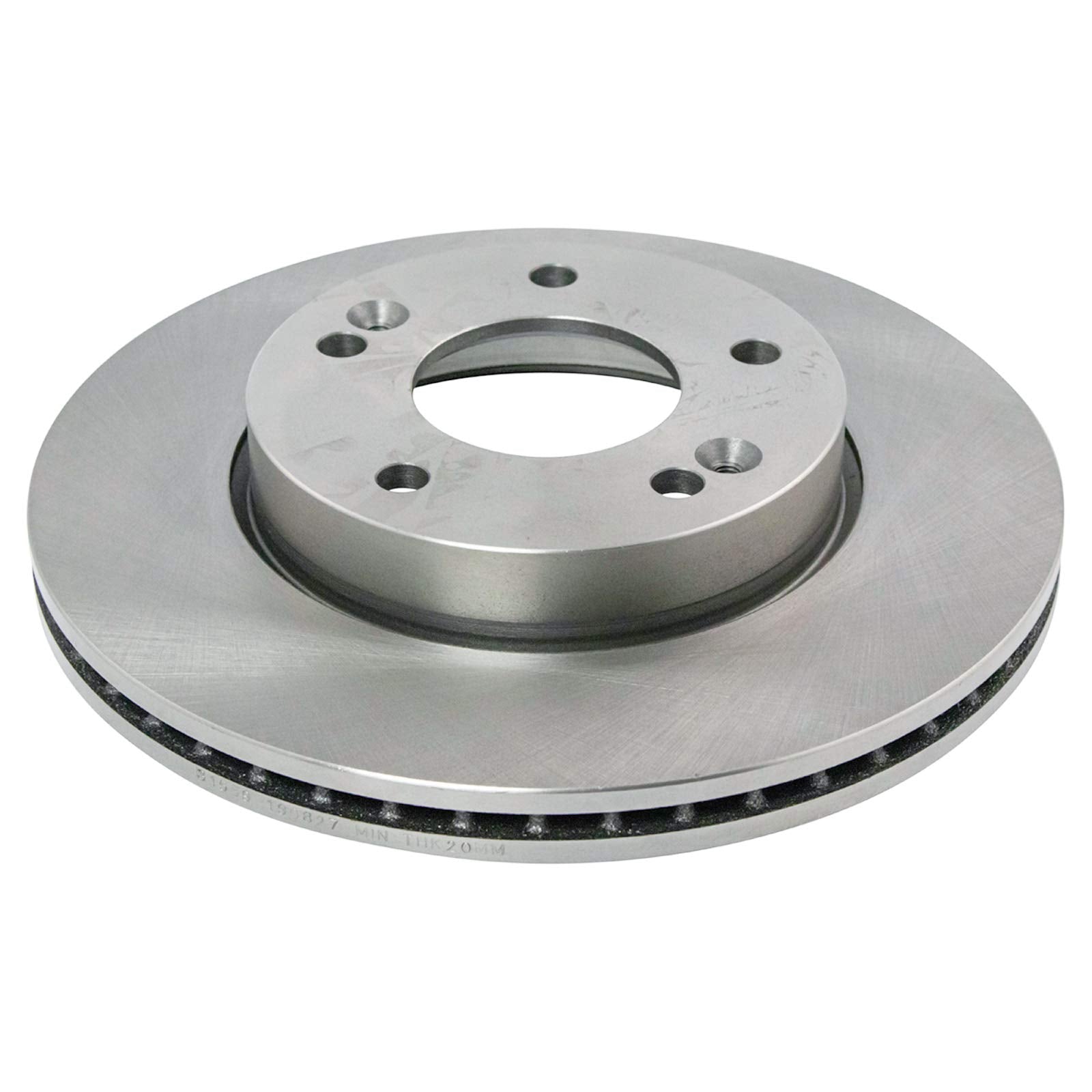 Trq Front Brake Pad & Rotor Kit Brake Pads Brake Rotor Semi-Metallic Compatible With 2010-2011 Kia Soul