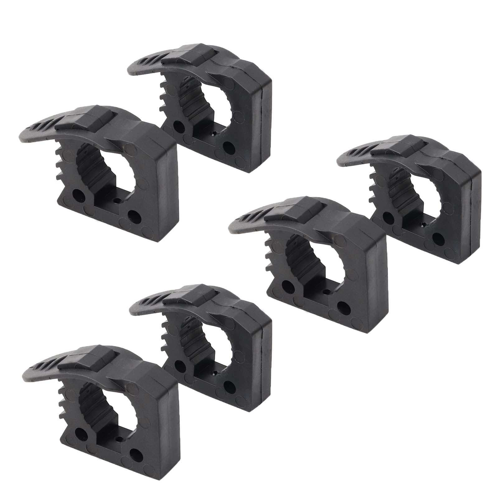 Pikioraz 2pcs Quick Release Clamp Mount, Rubber Clamp Grip for 1-1/7in to 1-4/9in Diameter Tools and Equipment Used on Off-road 