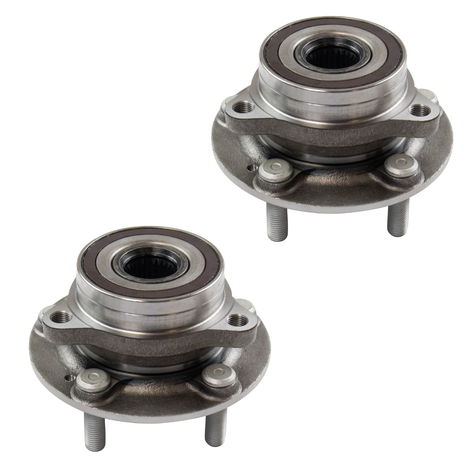 Trq Front Wheel Hub Bearings Assembly Set Compatible With 2017-2023 Hyundai Elantra 2017-2020 Elantra Gt 2017-2022 Ioniq 2019-20