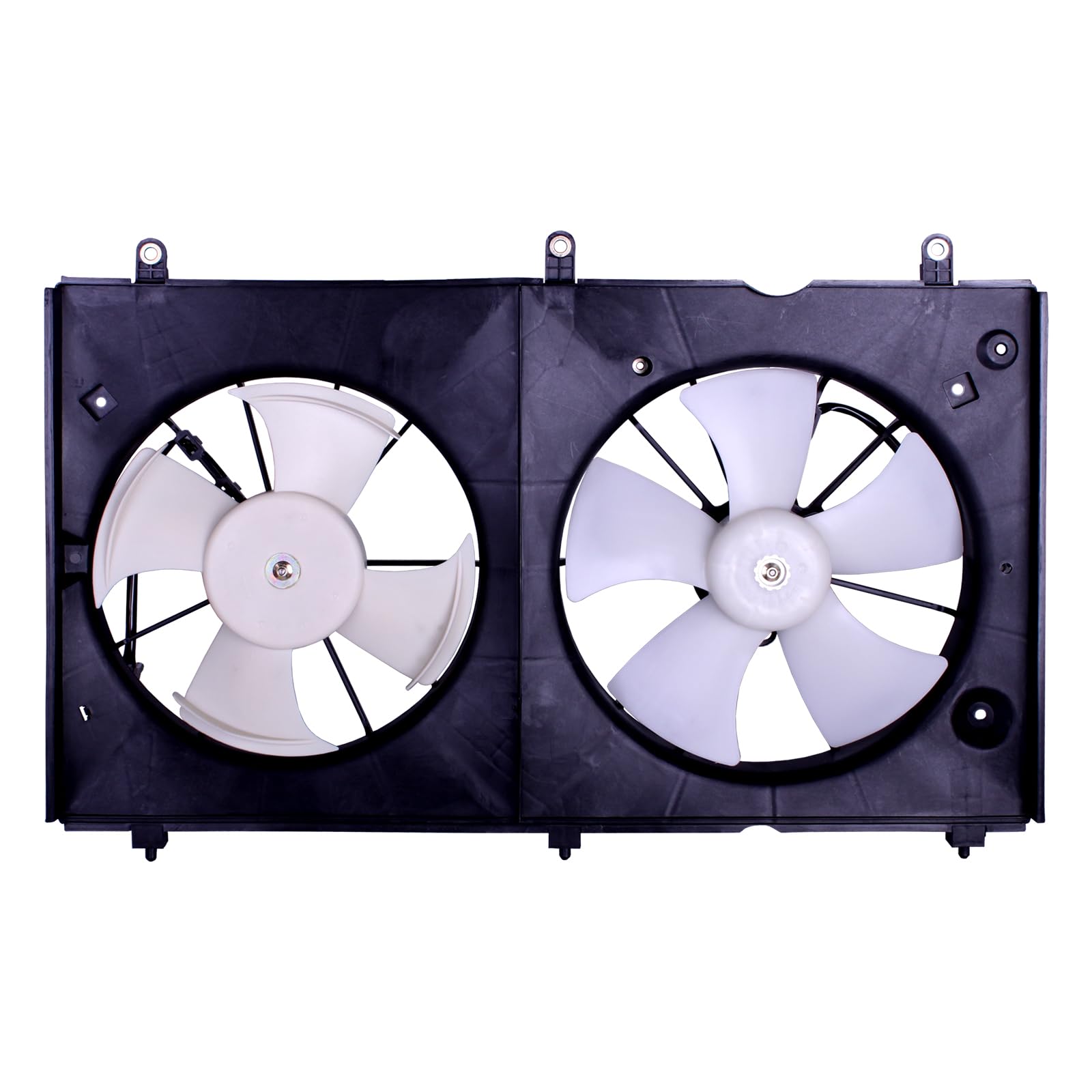 TYG Upgraded Cooling Fan Assembly for 2003-2007 Honda Accord Valeo Brand | Racing-Level OE Replacement Engine Radiator for 19015