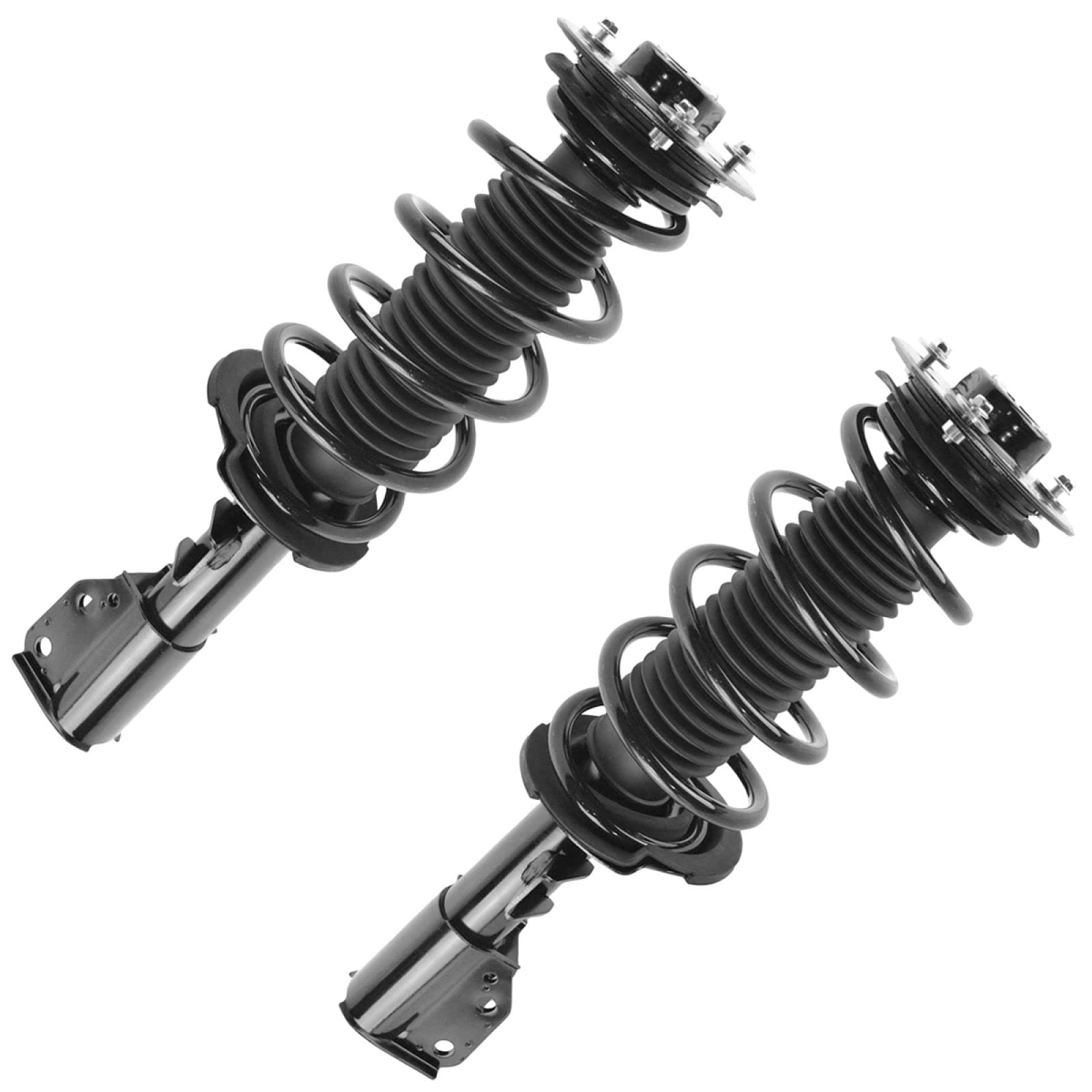 Trq Front Strut & Coil Spring Assembly Set Driver & Passenger Sides Compatible With 07-09 Chevrolet Equinox Pontiac Torrent 08-1