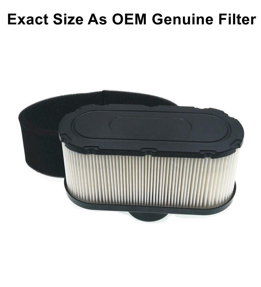 MOWFILL 2 Pack 11013-7047 11013-7049 11013-0752 11013-0726 Air Filter for Kawasaki FR651V FR730V FR691V Engine Air Cleaner, Lawn