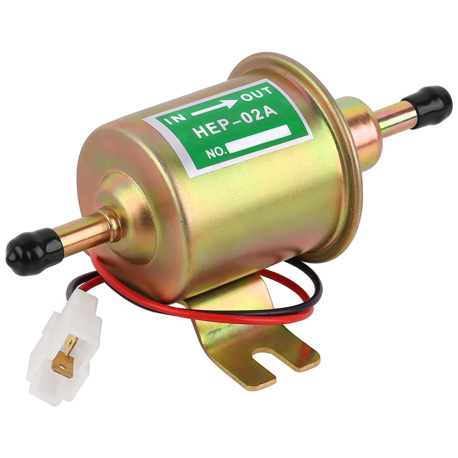 12V Universal Electric Fuel Pump, Low Pressure 2.5-4 Psi Inline Fuel Pump, Gas Diesel Gasoline Transfer Fuel Pump For Carburetor