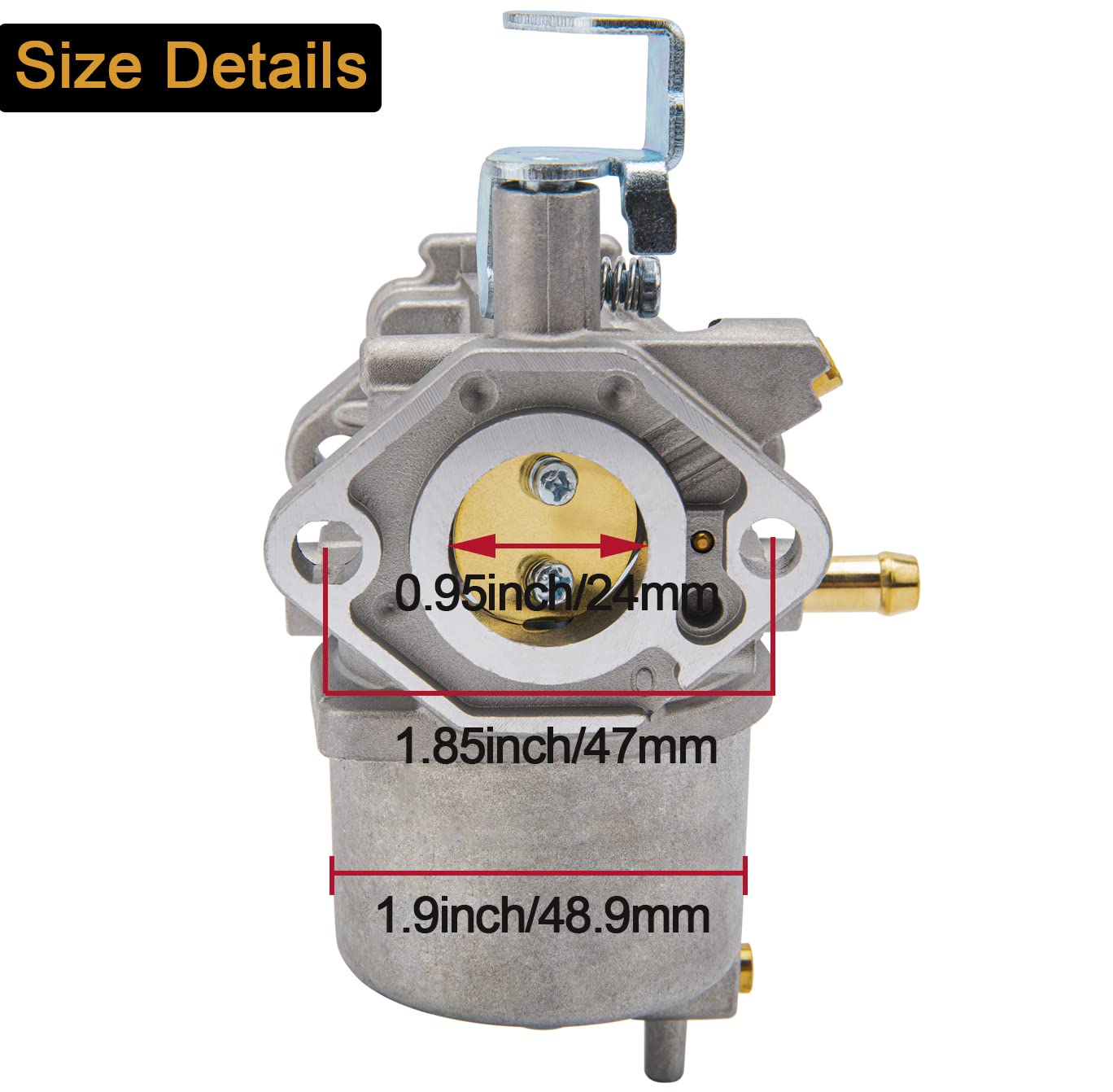 Fe290 Carburetor Kit Compatible For 1998-Up Gas Golf Cart Club Car Ds & Precedent Turf Carryall Kawasaki Fe290 Engines Carb 1019
