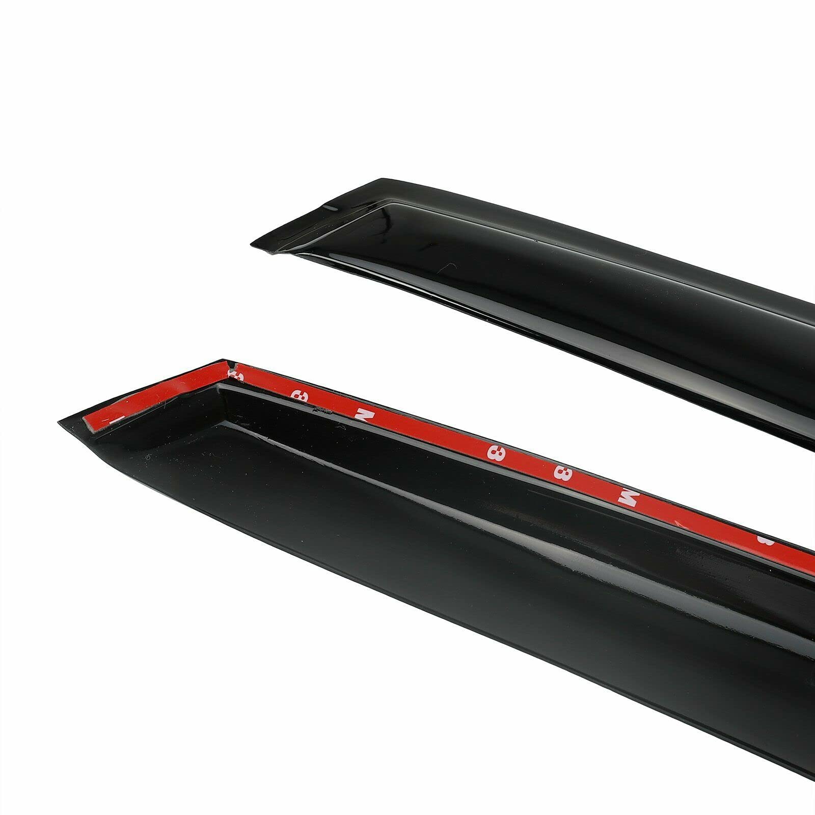 Zzdsnj Tape-On Windows Visor 4-Piece For 2011-2022 Chrysler 300 Rain Guards Shield Shade Smoke 94432