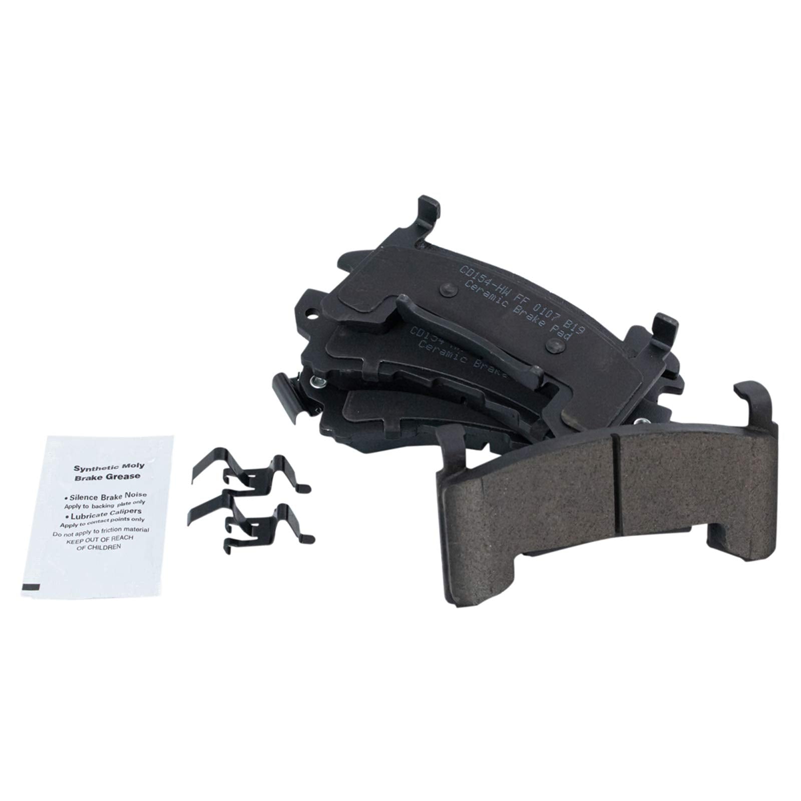 Trq Front Brake Pad & Rotor Kit Compatible With Buick Chevrolet Gmc Oldsmobile Pontiac