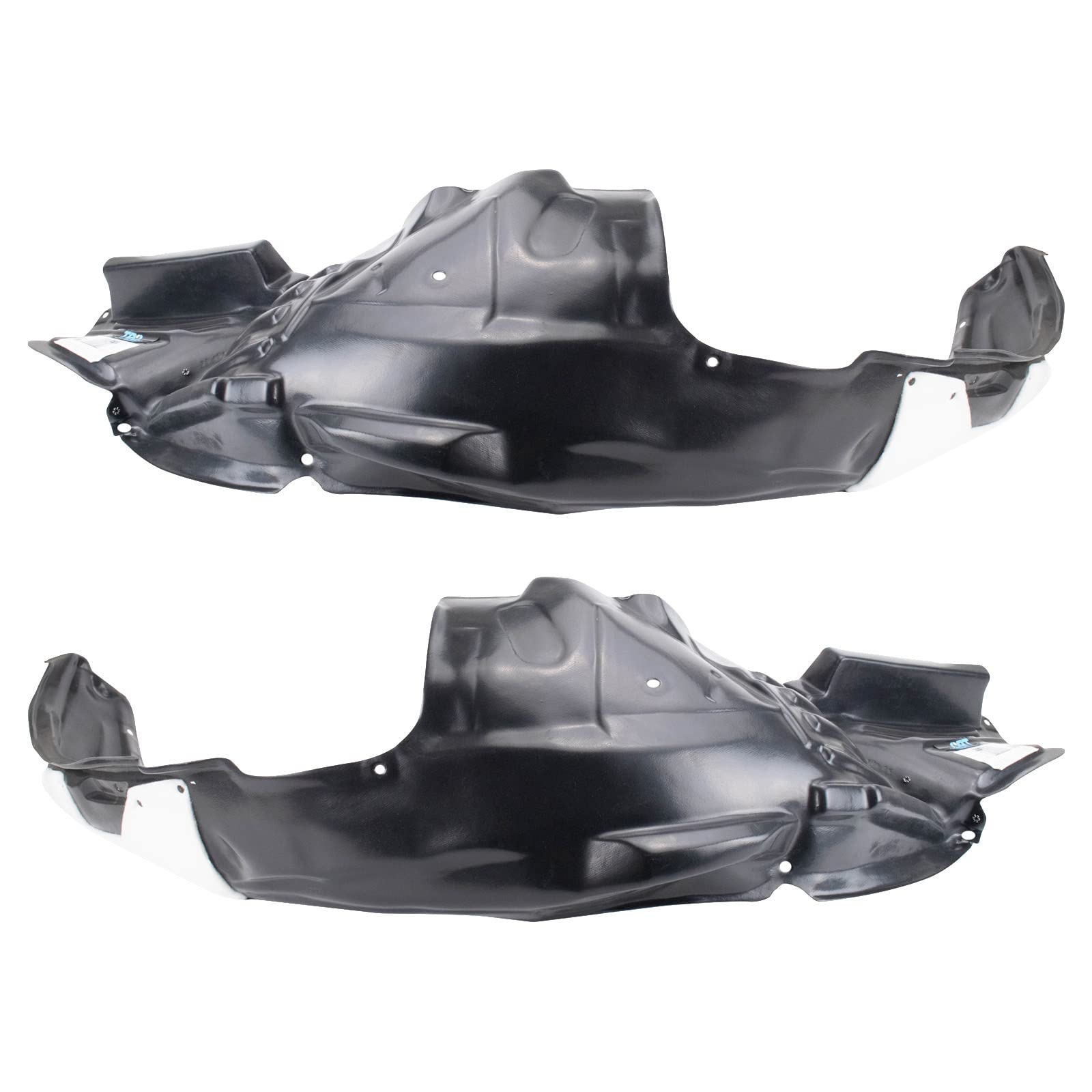Trq Inner Fender Liner Set Compatible With 2015-2016 Subaru Impreza Su1248126 Su1249126