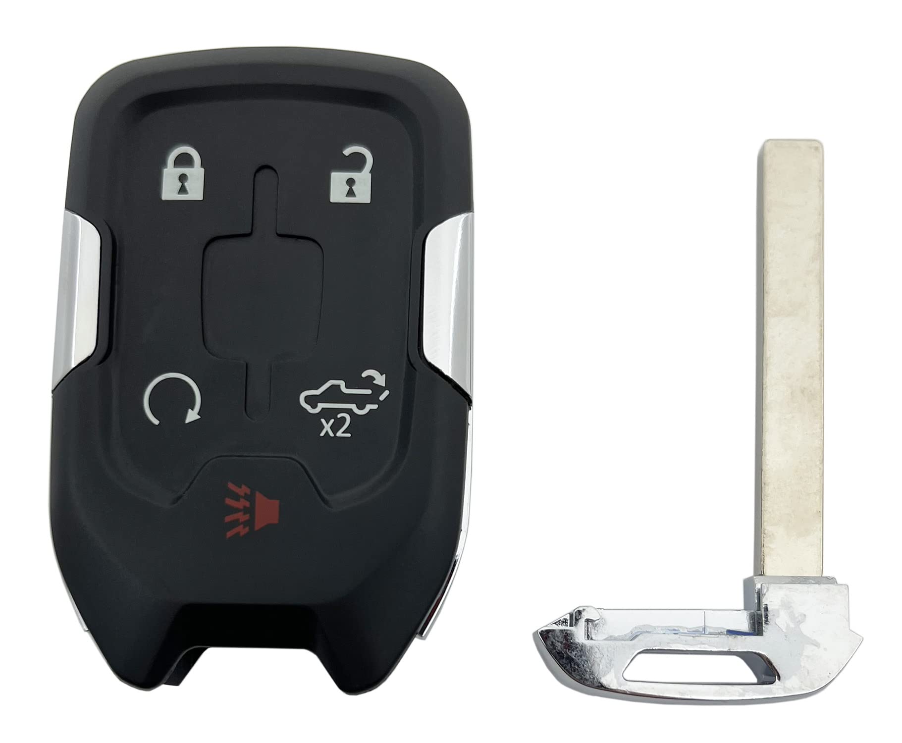 Smart Key Fob For Chevy Silverado Gmc Sierra 315Mhz Keyless Entry Remote Replacement Hyq1Aa (With Chip, 5 Button)