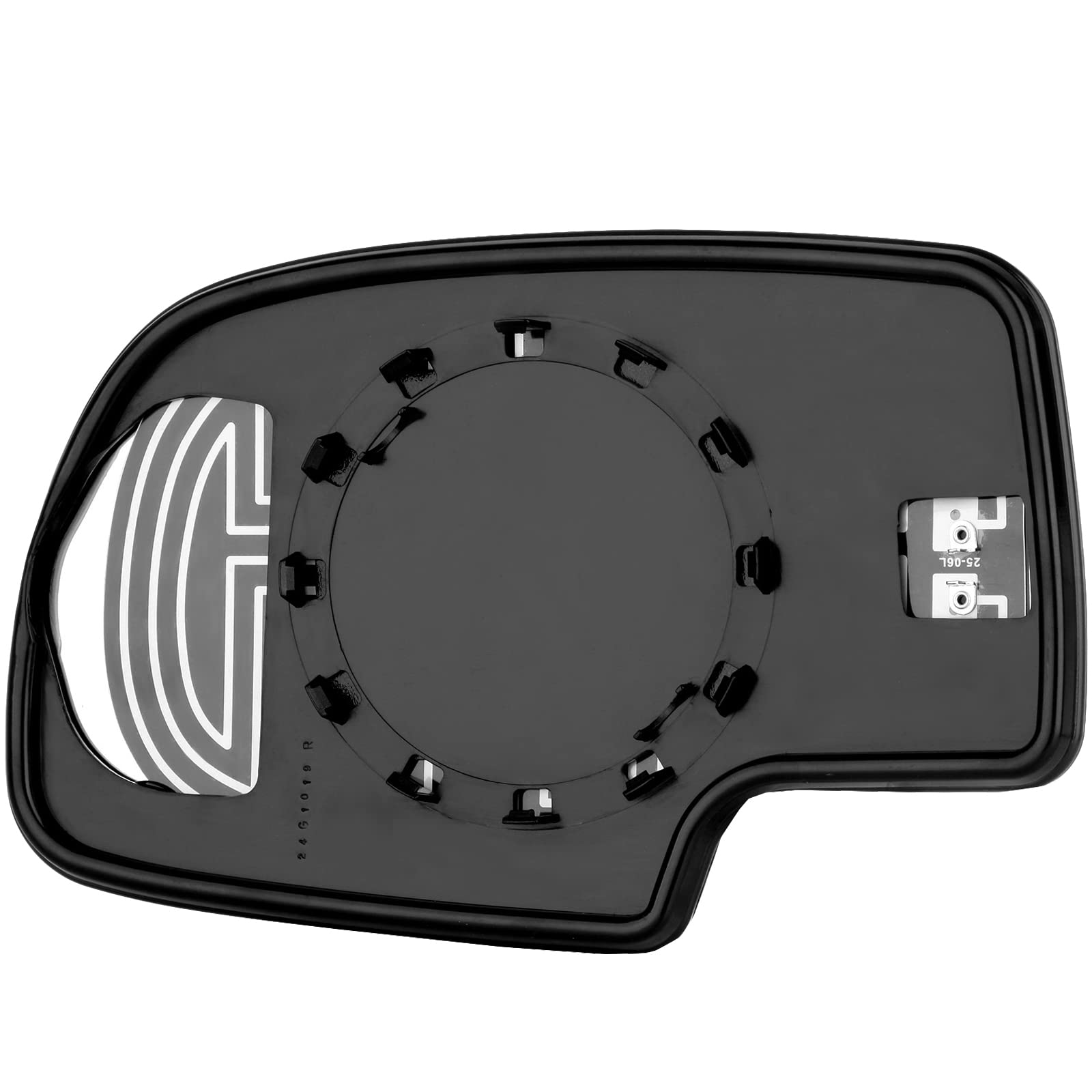 Scitoo Right Side View Mirror Fit For Chevy Exterior Accessories Replacement Mirrors Glass 03-07 For Chevy For Gmc Silverado Sierra 1500/2500 Hd/3500 Classic Models With Power Heated (Passenger Side)