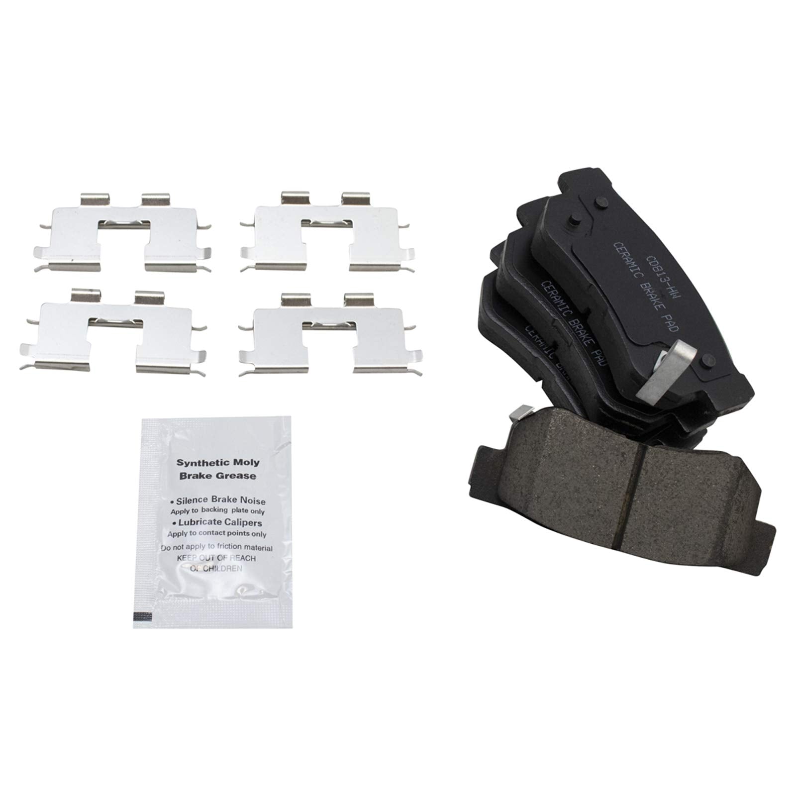Trq Rear Brake Pad & Rotor Kit Brake Pads Brake Rotor Ceramic Compatible With 2006-2008 Hyundai Sonata 2005-2009 Tucson 2001 Xg3