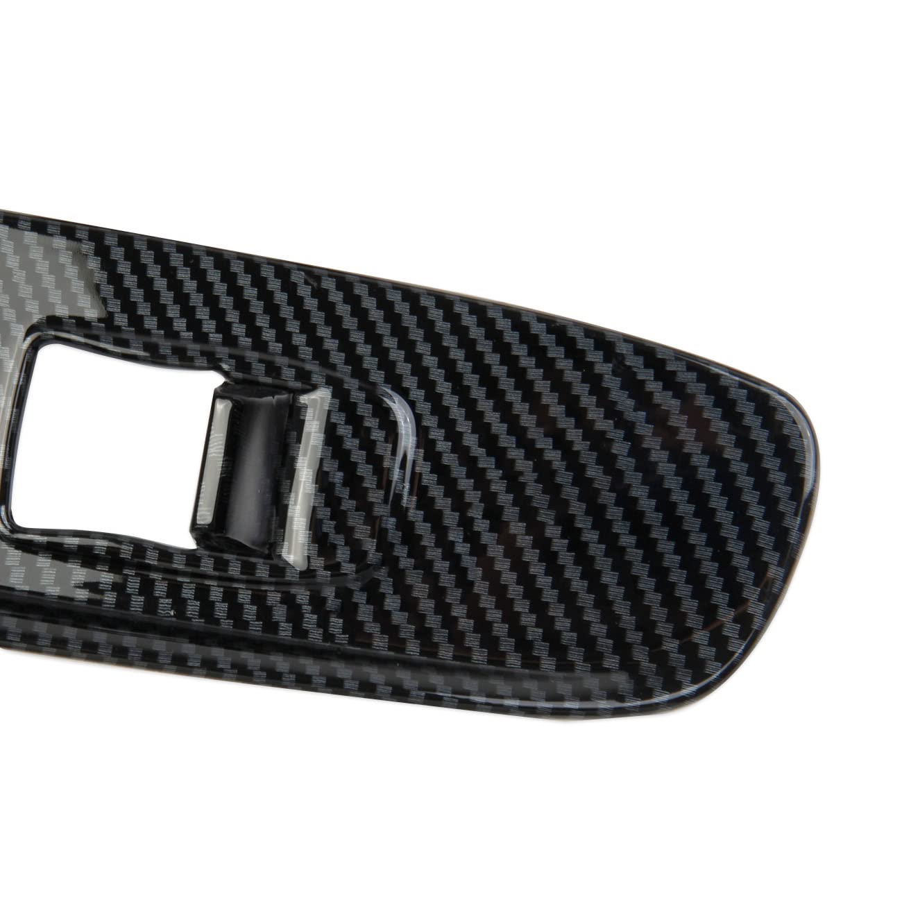 Carbon Fiber Window Lift Switch Panel Cover Trims For Chevrolet Corvette C8 Convertible 2020-2024