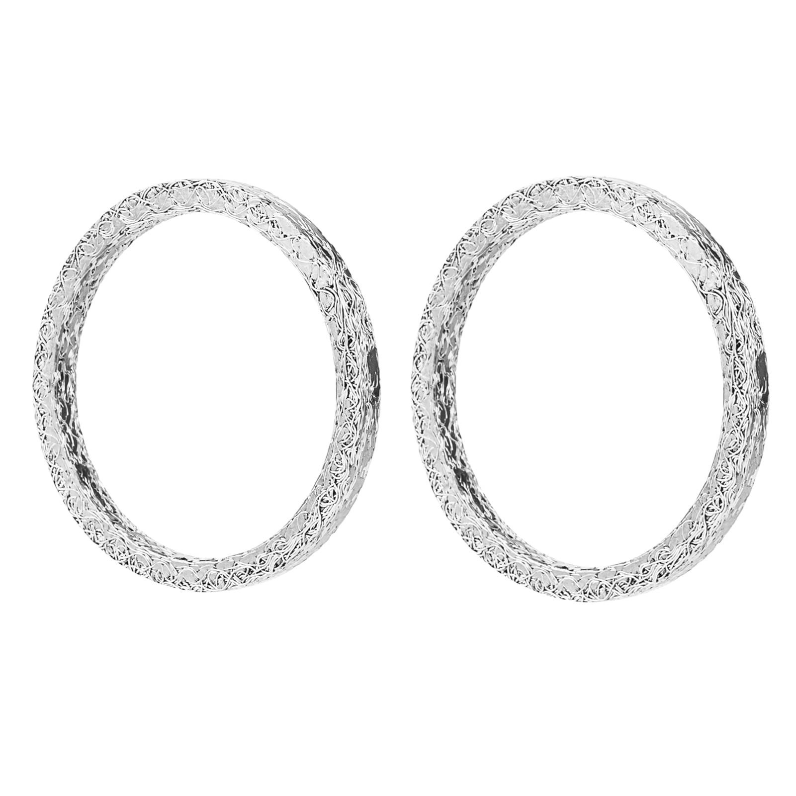 Mofun Exhaust Gasket Kit Harley Exhaust Flange Compatible With 1984-2023 Harley Big Twin Sportster Touring Softail Dyna,Steel Me