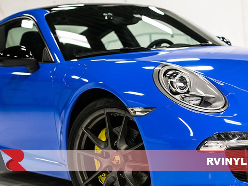 3M 2080 Series G47 Gloss Intense Blue - 5Ft X 6Ft - 30Sq Ft - Dual Cast Thick Vinyl Car Wrapping Film - Vehicle Sheet Roll