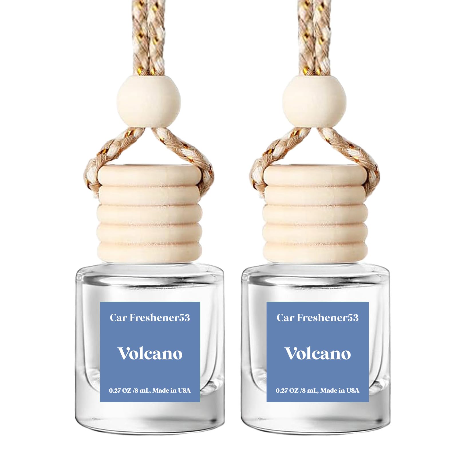 Car Air Freshener Diffuser 2 Pack,Volcano Essential Oil Diffuser For Car, 45+ Days Long Lasting Fragranc Car Air Freshener,Air D