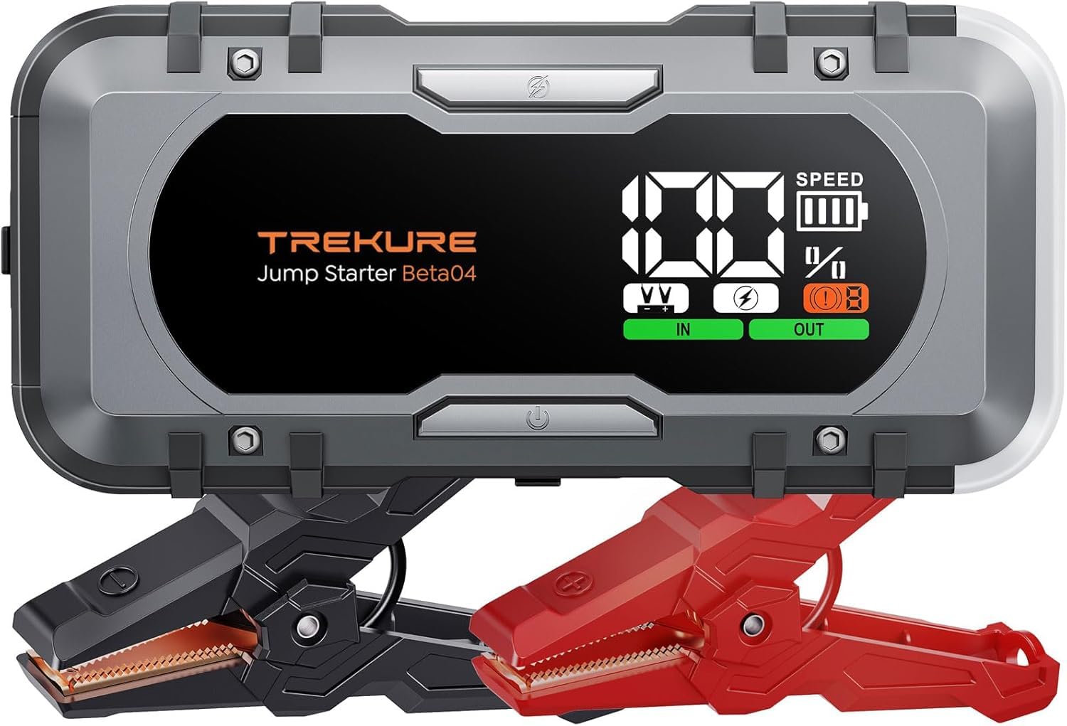 8000A Car Battery Jump Starter, Battery Jumper Starter Portable (All Gas/12L Diesel), 27000mAh 65W Charging Jump Box, Portable C