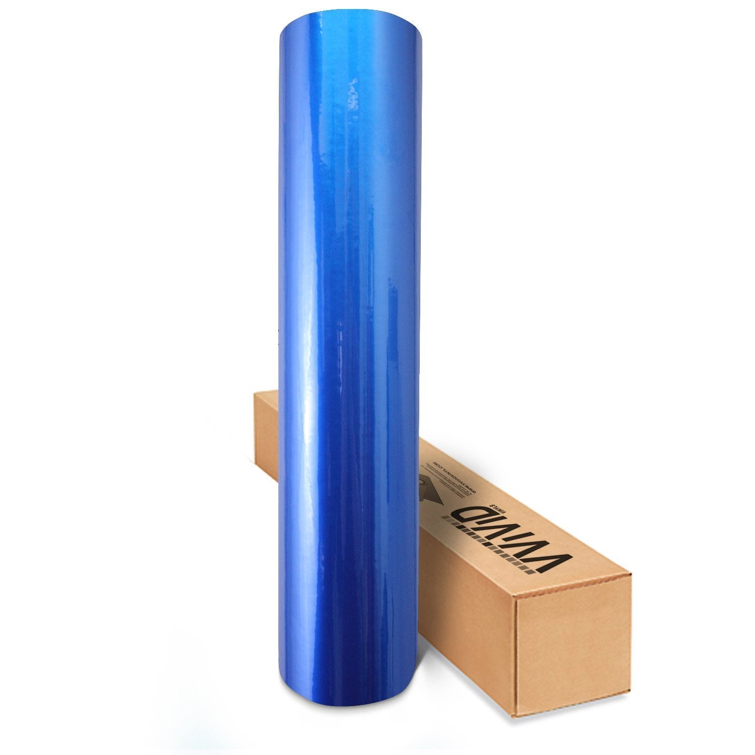 VViViD XPO Gloss Liquid Metal Dark Blue Vinyl Car Wrap Adhesive Film (10ft x 5ft)
