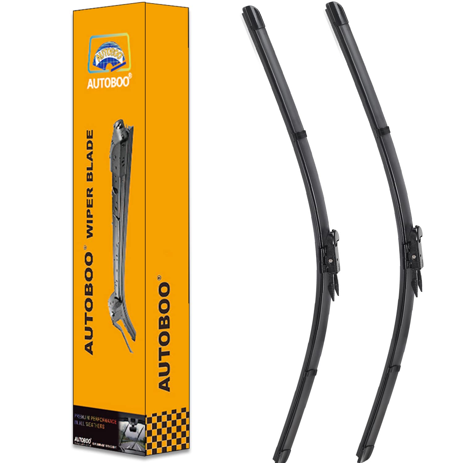 Oem 22''+22'' Wiper Blade Replacement For 08-13 Chevy Avalanche Silverado Tahoe Suburban 05-18 Gmc Sierra Yukon Cadillac Escalad