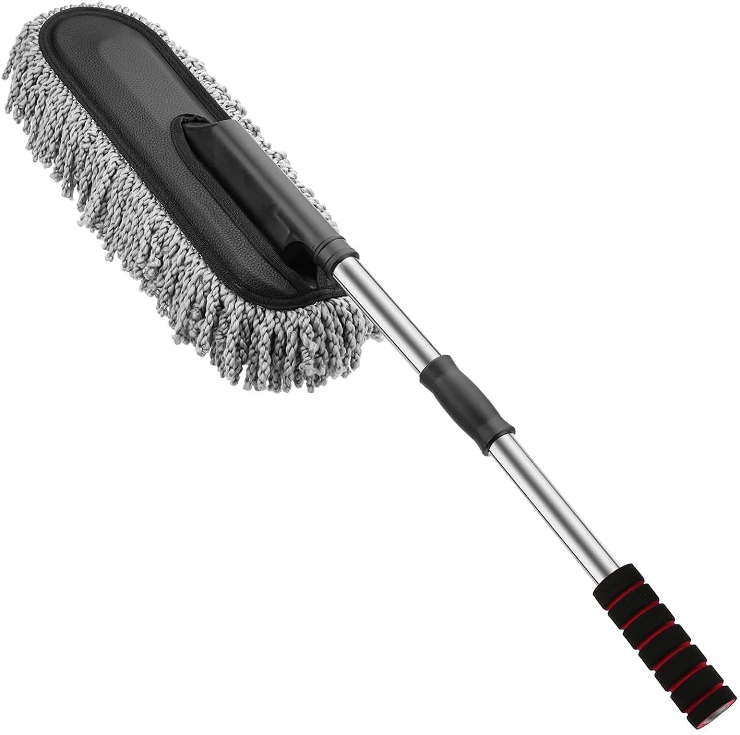 Azaria Microfiber Car Cleaning Brush  Washing Brush With Expandable Handle Car Wash Brush Car Surface Wet & Dry Car Duster, Cle