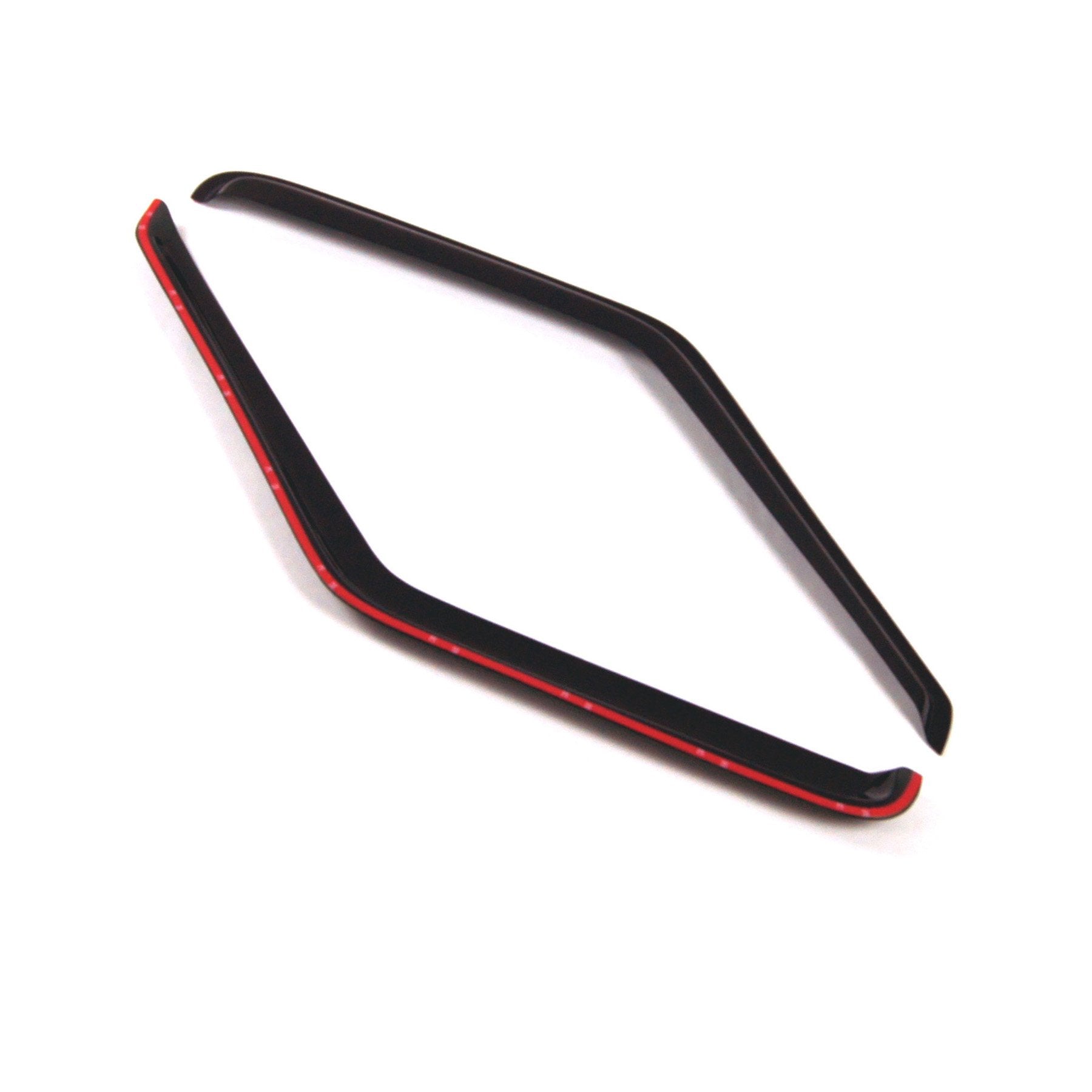 Tuningpros Window Visor Compatible With 2013-2015 Mercedes Gl450 Gl500, Dgwv2-730 Outside Mount Deflector Rain Guard Dark Smoke,