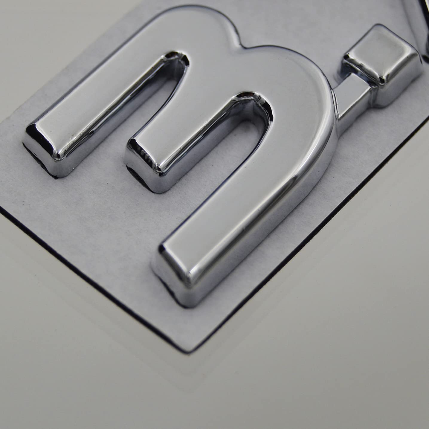 Chrome 3.7 Fender Side Boot Emblem Badge Decal for Infiniti Q50 QX70 2014 2015 2016 (Silver x2)