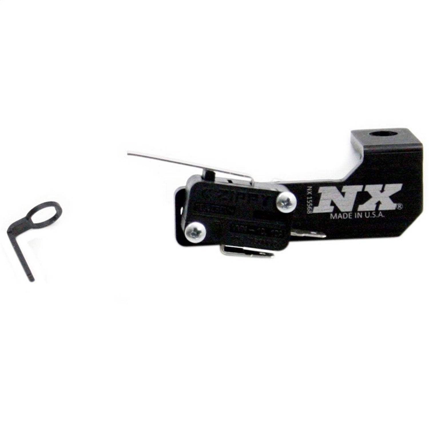 Nitrous Express 15569 Wide Open Throttle Switch Billet Wide Open Throttle Switch for Use w/4150 Square Bore Carbs Incl. Mounting