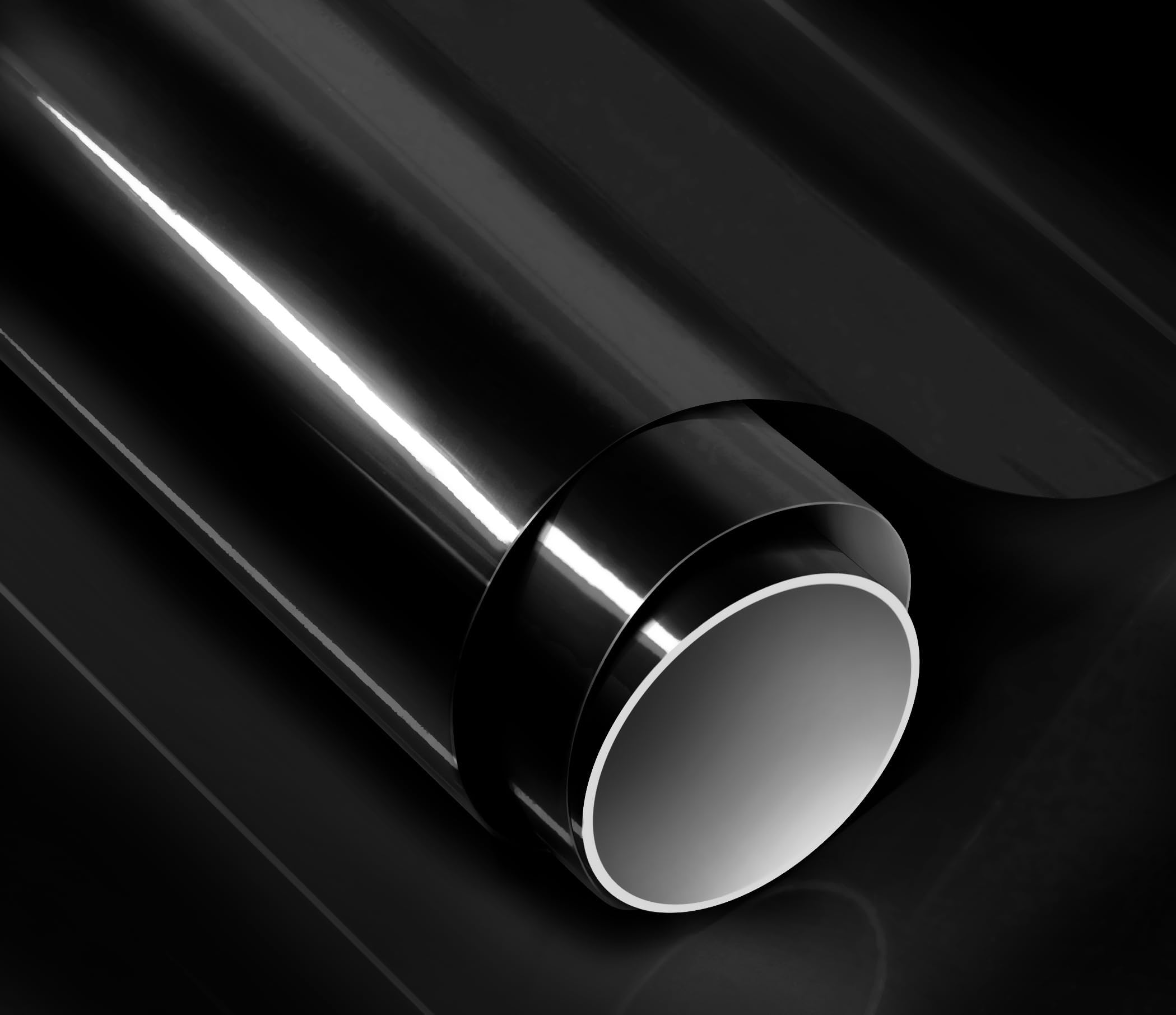 VViViD ColorFusion PPF Vinyl Car Wrap - Gloss Piano Black, 1ft x 5ft, Polyurethane (PU), Model VV-CLRFUS-GLPIANOBL