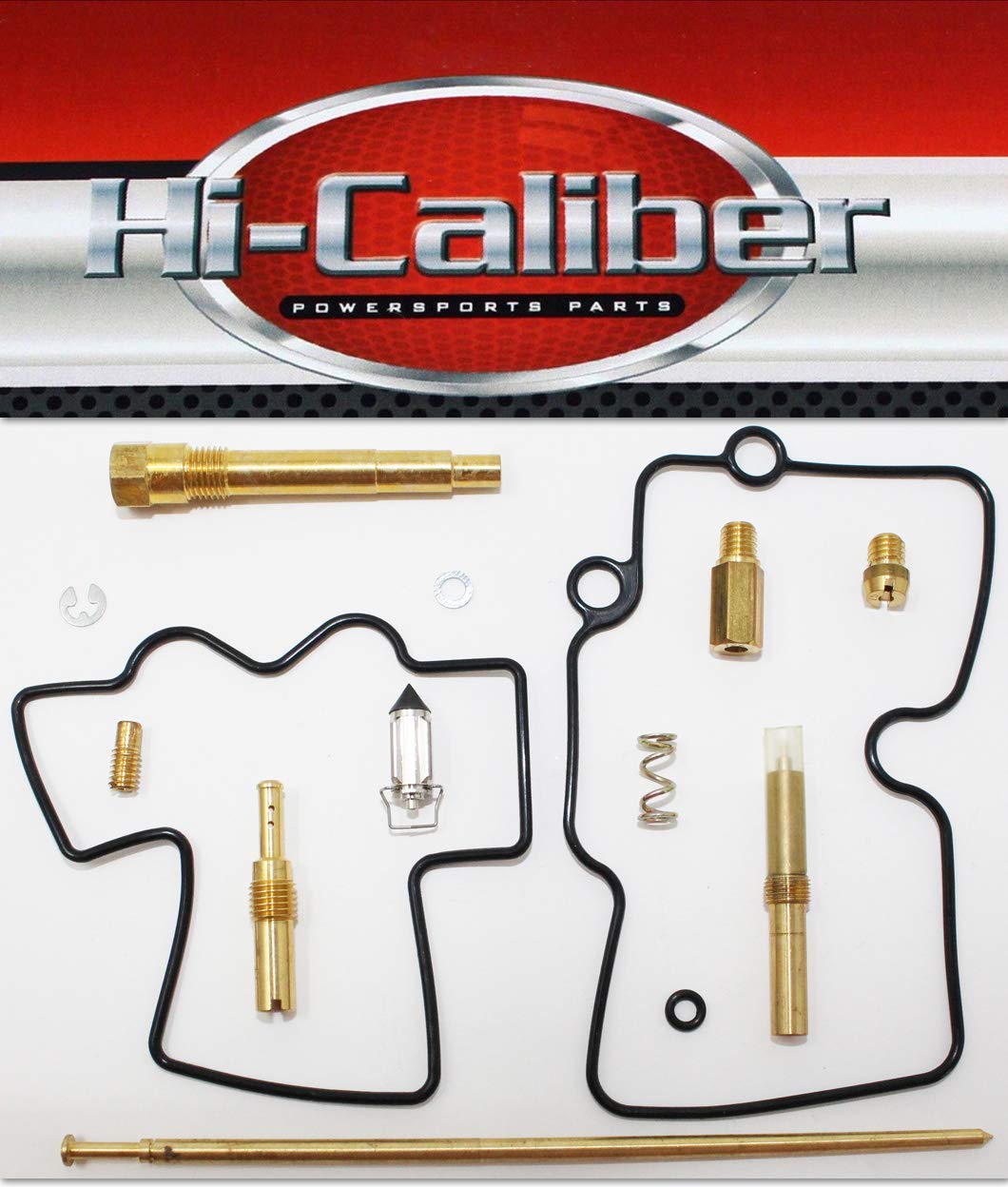 Hi-Caliber Powersports Parts Carburetor Carb Rebuild Kit For 2006-2009 Honda Trx 450R & 2012-2014 Trx 450Er Sportrax Atvs 450 R 