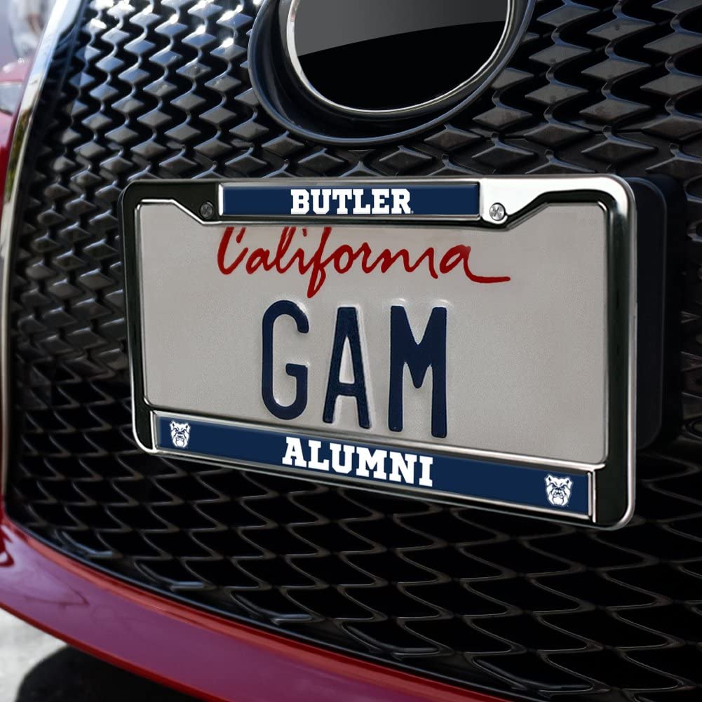 Butler University Alumni Logo Full Size Standard License Plate Metal Frame