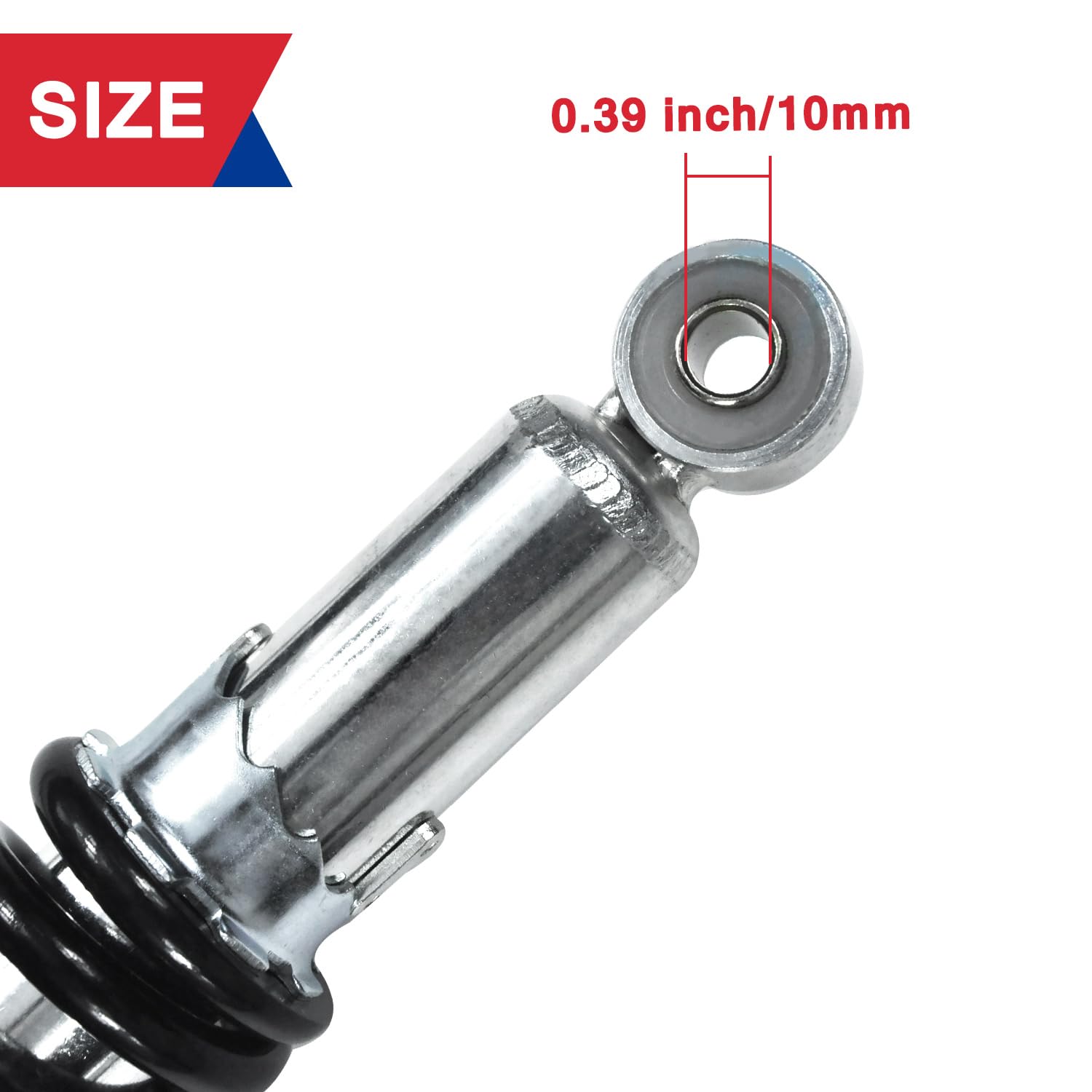 HOOUP 260mm 10.2'' Adjustable Rear Shock Absorbers for 50cc 70cc 90cc 110cc 125cc Baja Motorsports DR70 Tao Tao DB20 Kids Pit Di