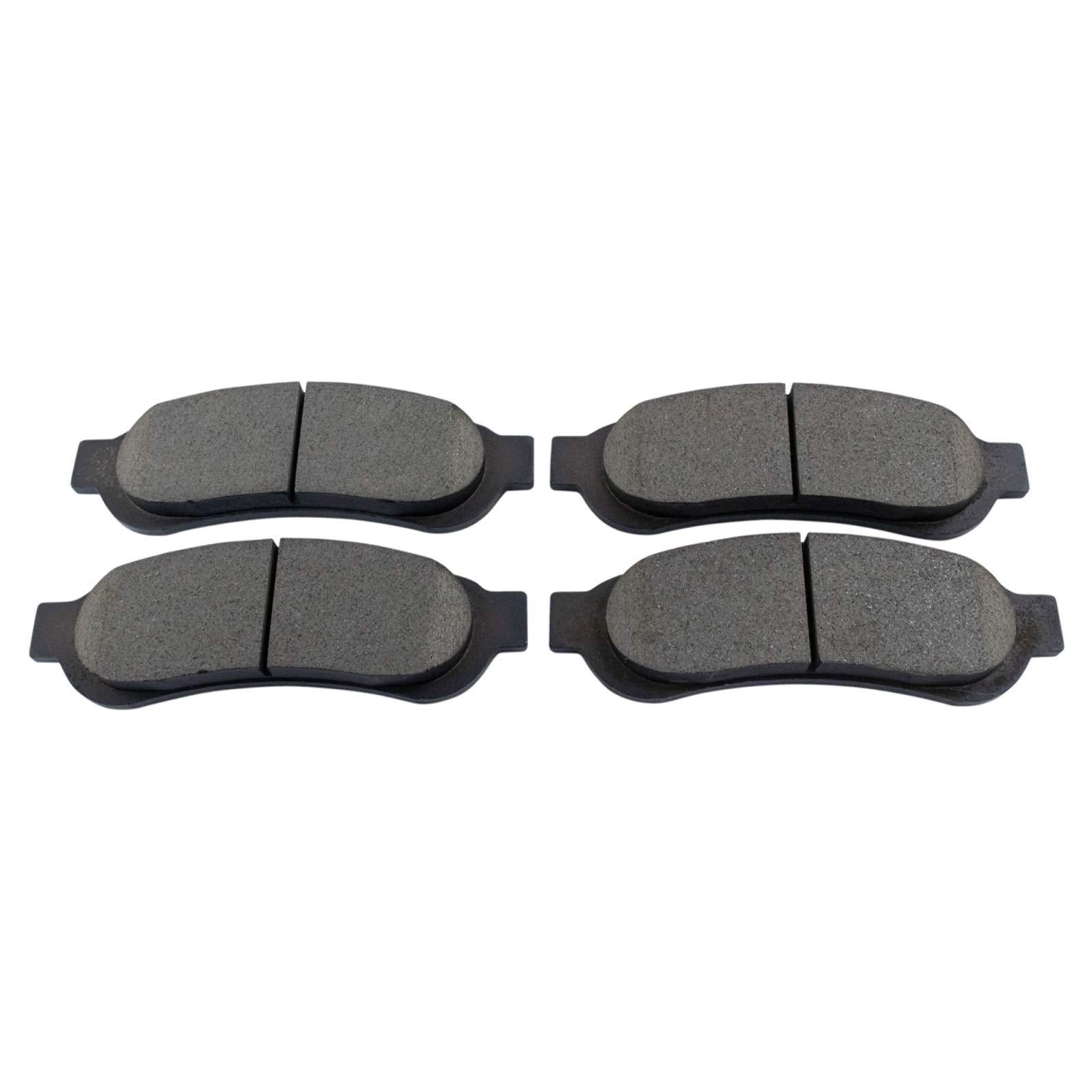 TRQ Rear Brake Pads Ceramic - Compatible with 2008-2012 Ford F-250, 2005-2012 F-350, 2011-2012 F-450 Super Duty