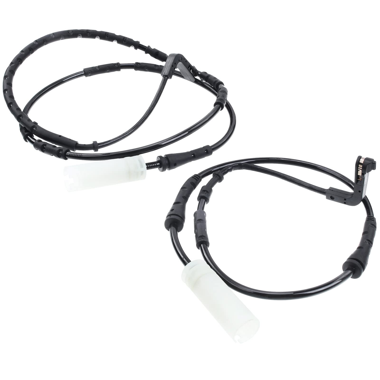 A-Premium Disc Brake Pad Wear Sensors Compatible With Bmw 325I 330I 2006 328I 2007-2008 128I 2008-2010 Front And Rear Side 2-Pc 