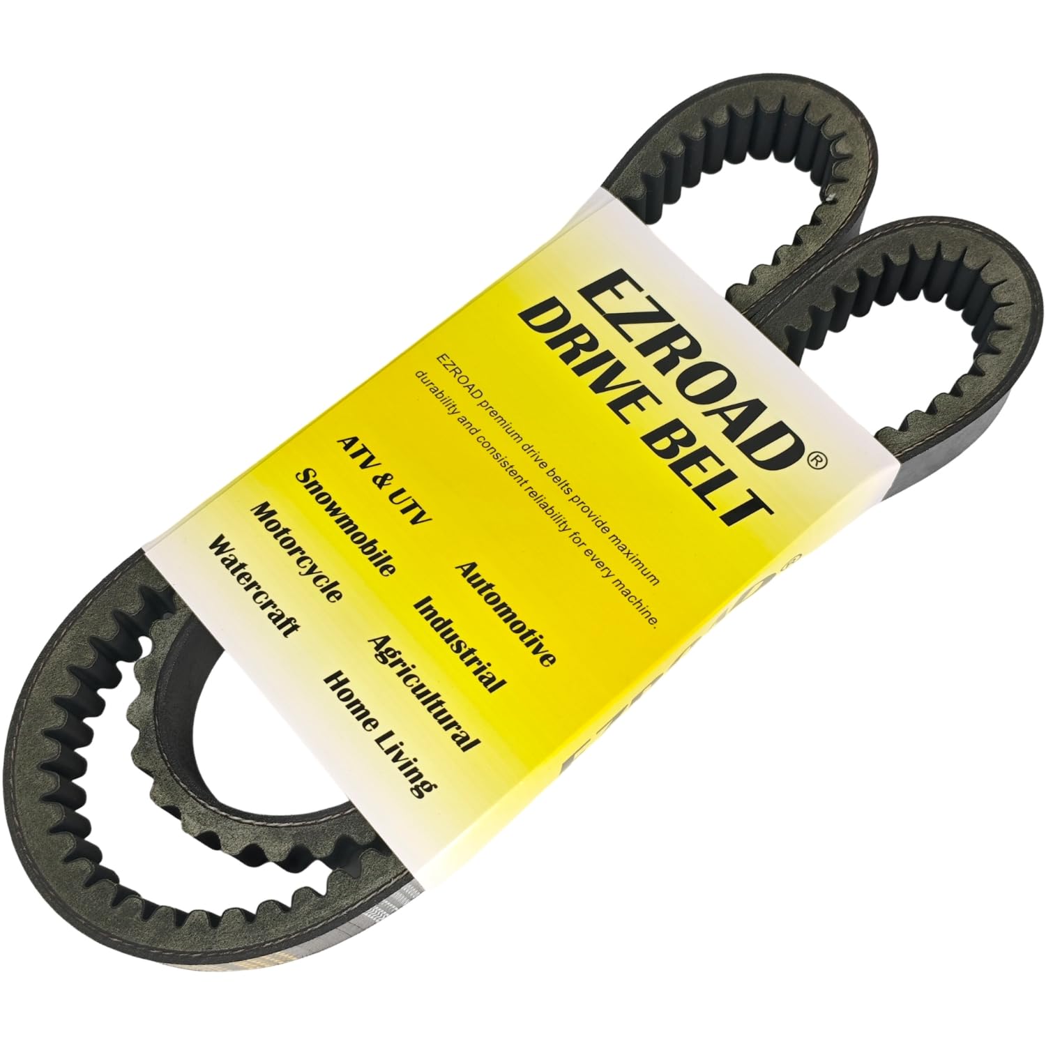 EZROAD Drive Belt V-Belt M125383 Compatible with John Deere Gator 4X2 6x4 Diesel Trail Worksite M Military 24G5596 A-M125383 15-