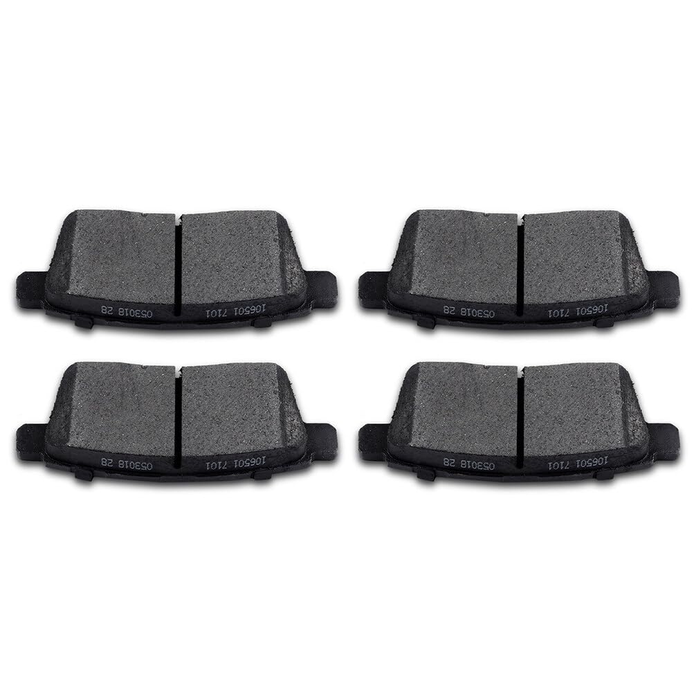Cciyu D1259 Rear Ceramic Disc Brake Pads Kit For Ford For Edge 2007-2010,For Lincoln Mkx 2007-2010,For Mazda Cx-7 2007-2012,For