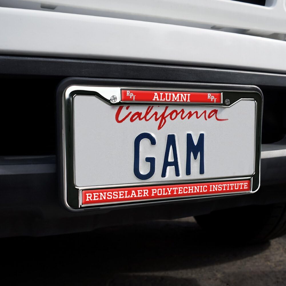 Rensselaer Polytechnic Institute Alumni Full Size Standard License Plate Metal Frame