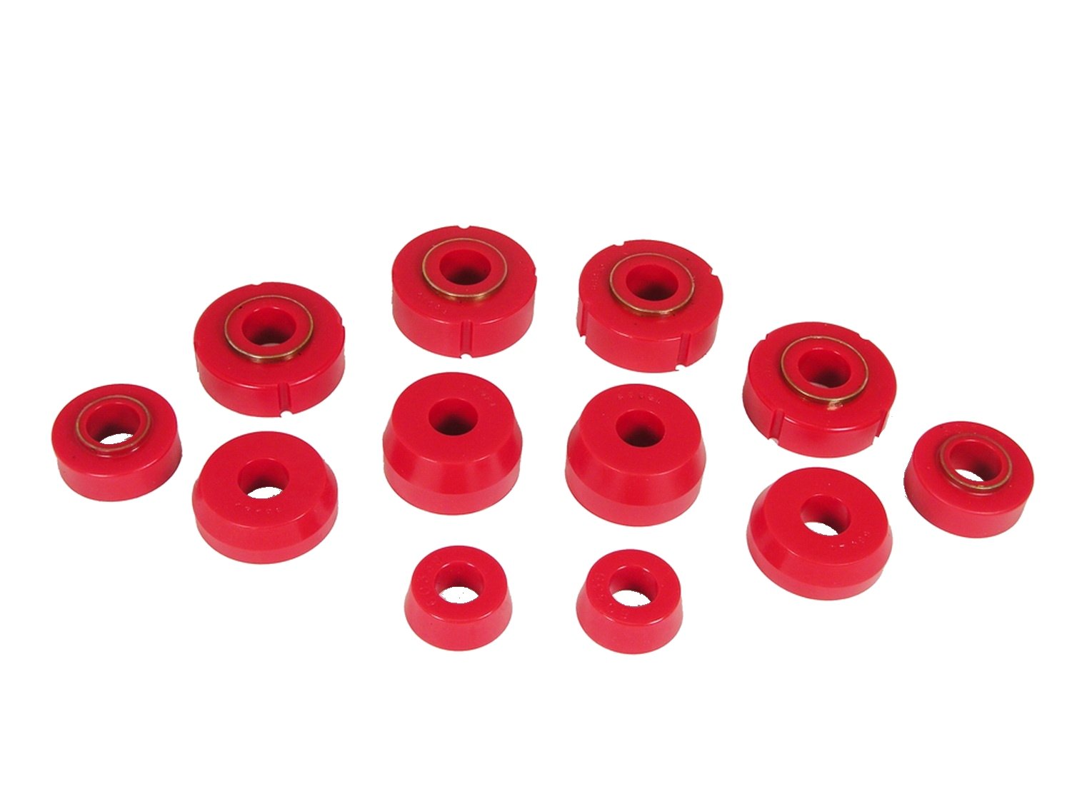 Prothane (6110) 6679 Ford F100350 2wd Body Mount  Red