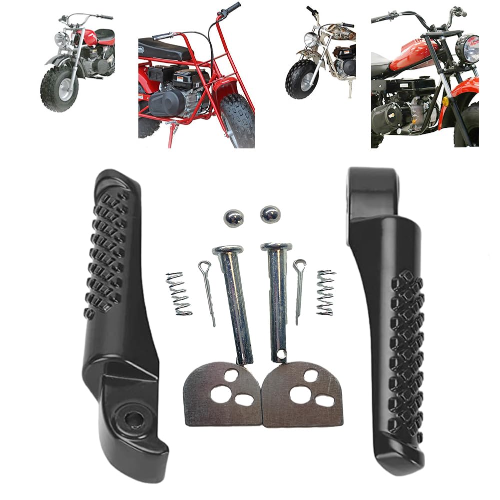 QYMOTO Foot Pegs Footrest Bracket for Coleman CT200U,Trail 200,CT200U-EX,Axis M200,BT200X,CT200U-EXR CC100X CT100U Trail 100 212