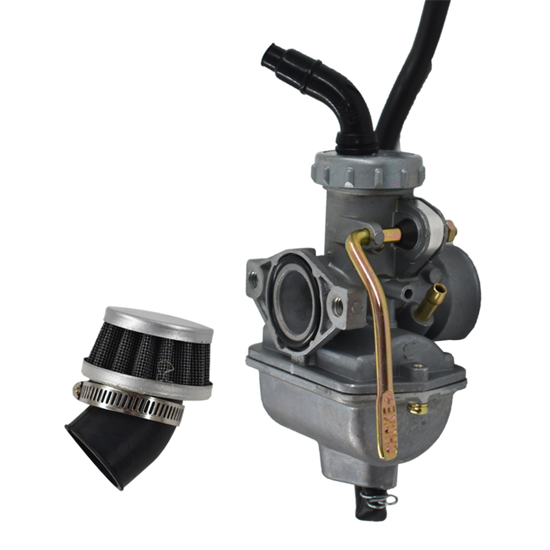 All-Carb Pz20 20Mm Carburetor With Air Filter Replacement For Honda Xr80 Xr80R Xr50 Crf50 1979-2003 C02285 Carb