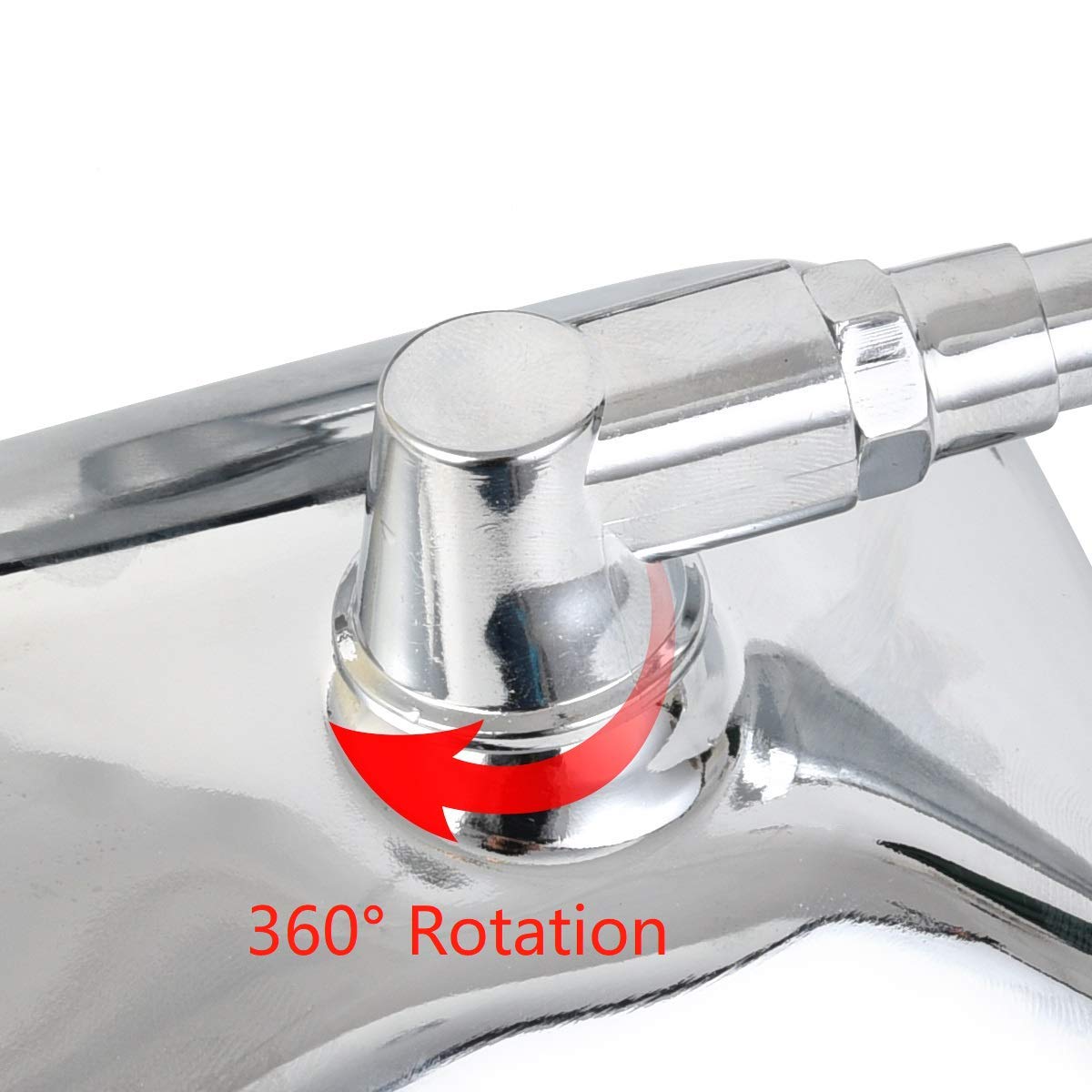 Rawsomes Motorcycle Side Mirrors - Chrome Silver, ABS, 125mm x 70mm, Universal Fit for Harley, Kawasaki, Suzuki, Aprilia, Cruiser, Scooter