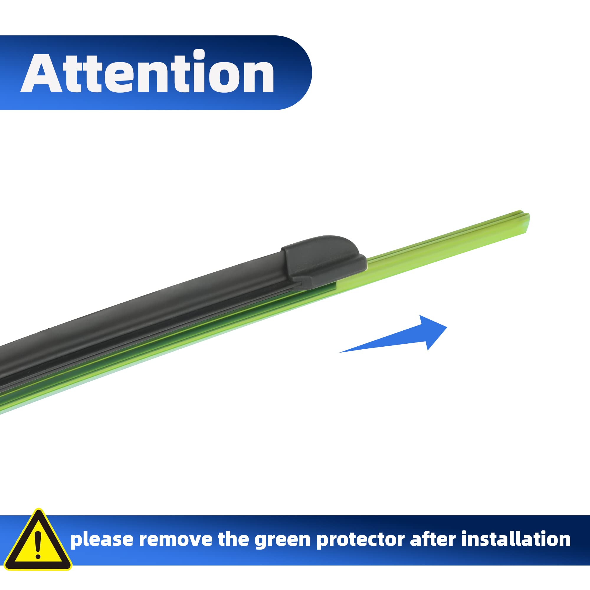 Windshield Wipers 22+22(Top Lock Mb,Set Of 2)Replacement For Mercedes-Benz C300,C350E,C400,C43Amg,C450Amg,C63Amg,C63Amg S,Glc300,Glc350E,Glc43,Amg,Glc63Amg,Glc63 Amg,Glc63 Amg S