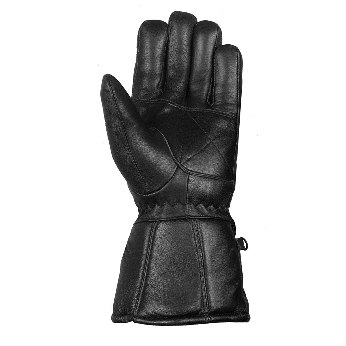 Jackets 4 Bikes Men Premium Winter Motorcycle Biker Sheep Leather Gauntlet Thinsulate Gloves XL