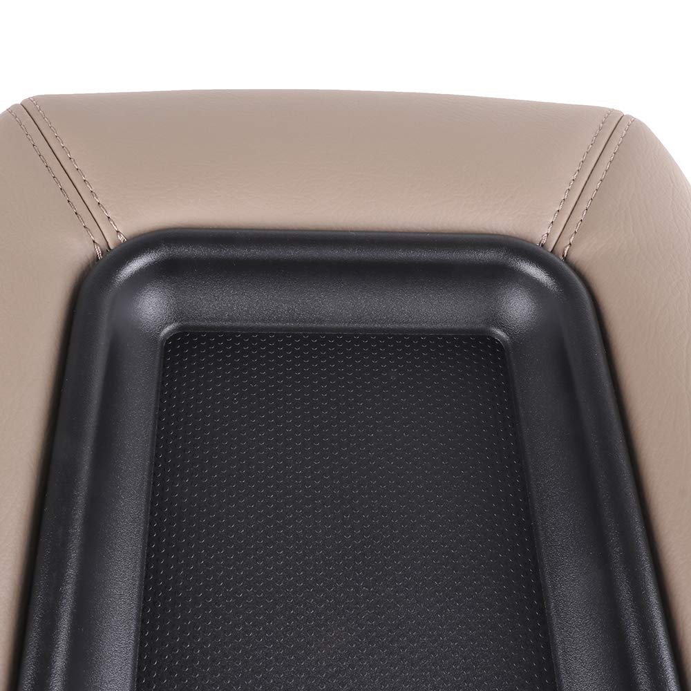 Ocpty Center Console Lid Cover Armrest Kit Compatible For Cadillac For Chevrolet For Gmc Pickup Truck For Suburban For Tahoe For Silverado Sierra For Yukon Xl Replaces 19127364 (Tan)