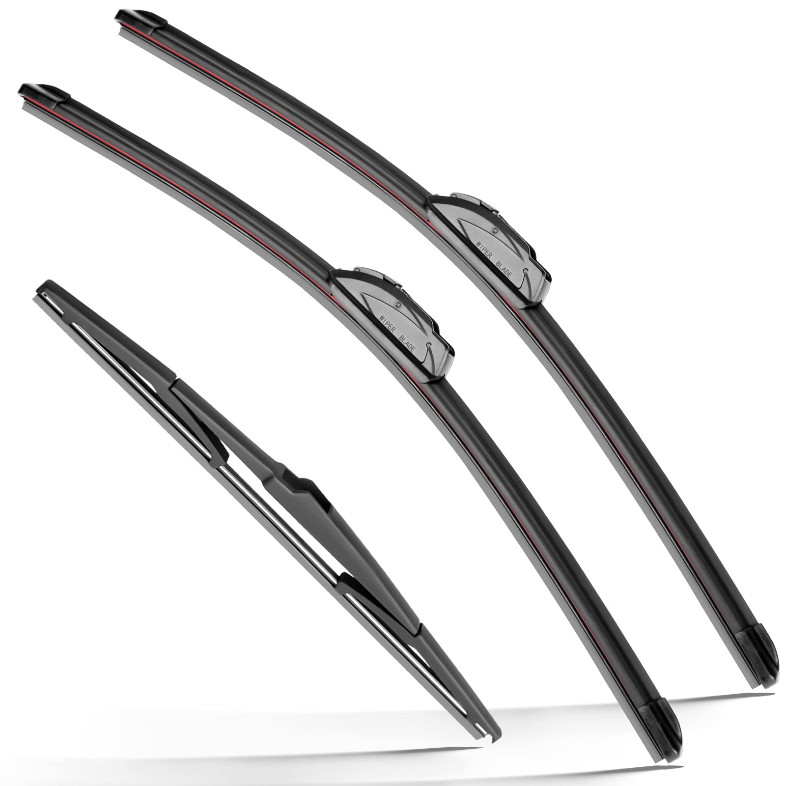 Raintok Windshield Wiper Blades Replacement For 2011-2020 Toyota Sienna Original Factory Quality Front Rear Wipers Blade Set For