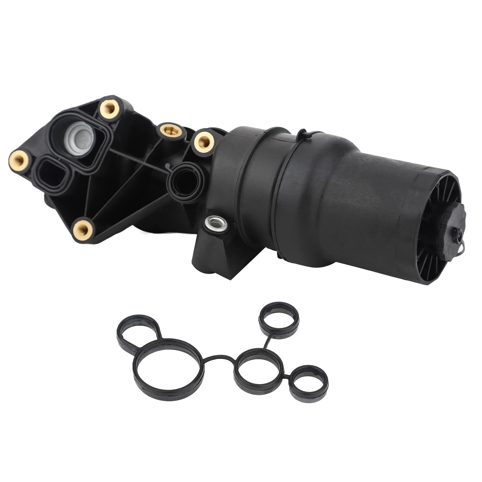 ZONFANT Engine Oil Filter Base Housing Assembly Compatible with Audi TT RS Quattro Volkswagen Jetta Passat Beetle Golf Rabbit Re