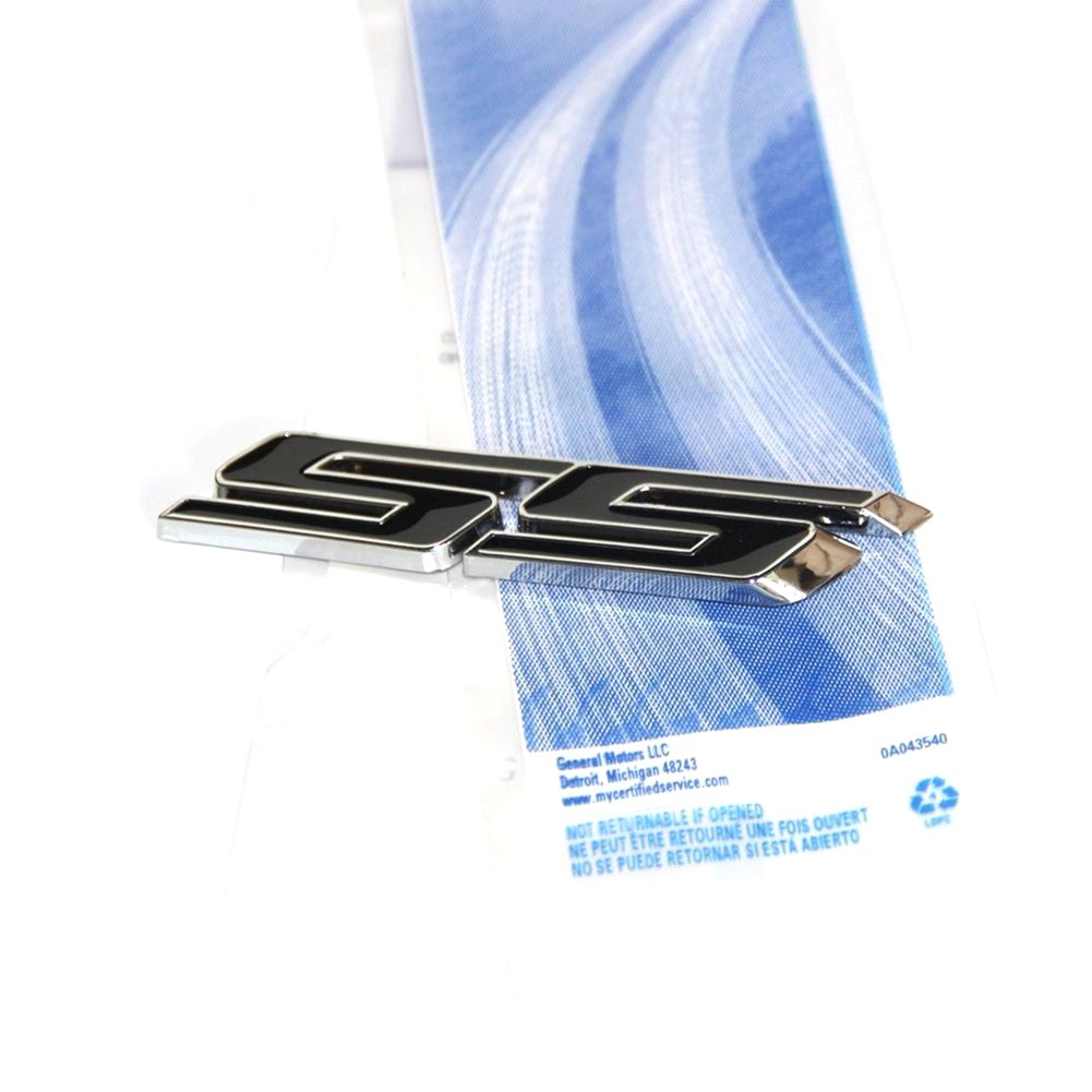 Yoaoo 2Pack OEM Chrome Metal 3D Logo Emblems for ZL1 1LE Series - Black