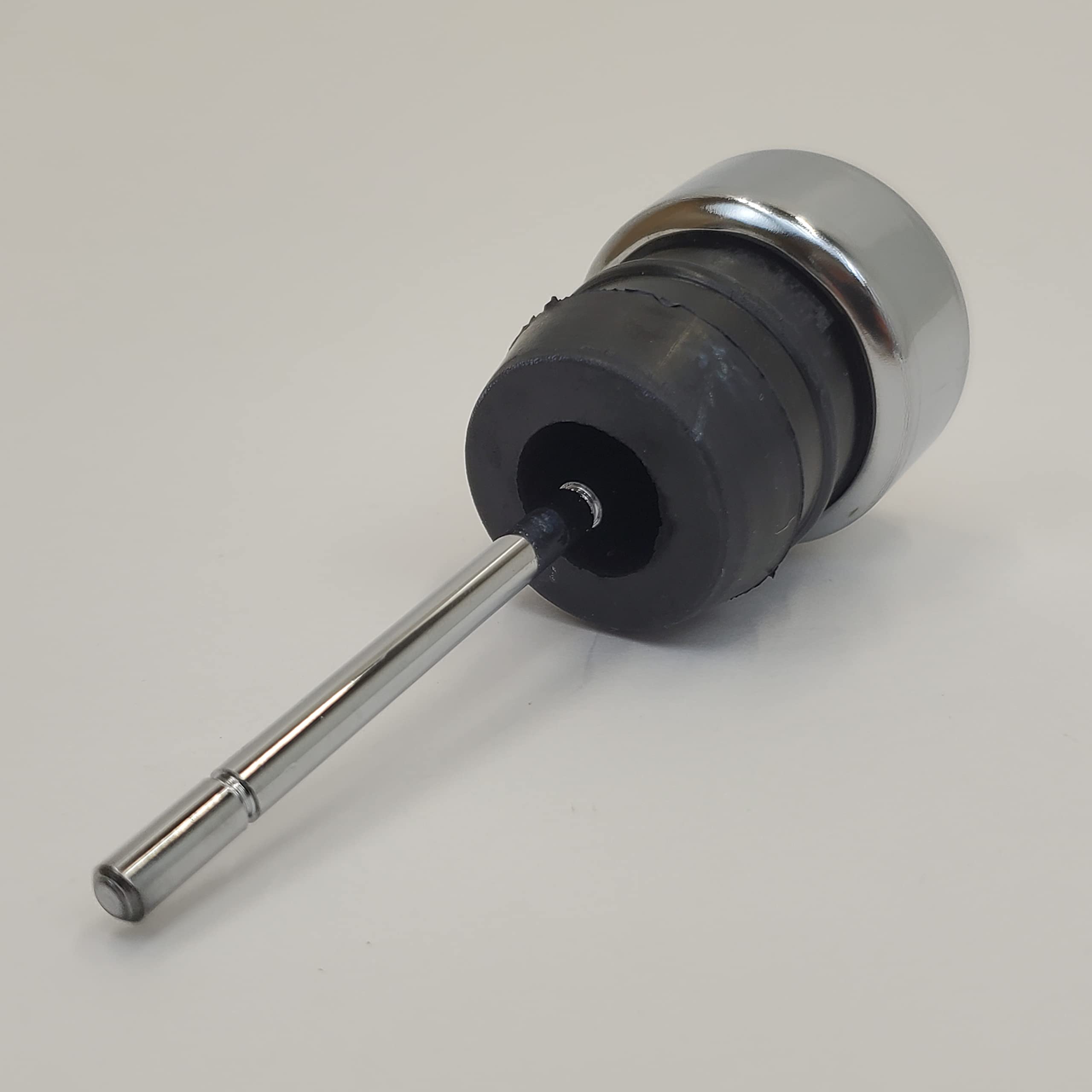 Chrome Shorty Style Maltese Cross Oil Tank Dipstick - Fits 1979-2003 Harley Sportster Xl And 1984-1999 Harley Softail Models - R