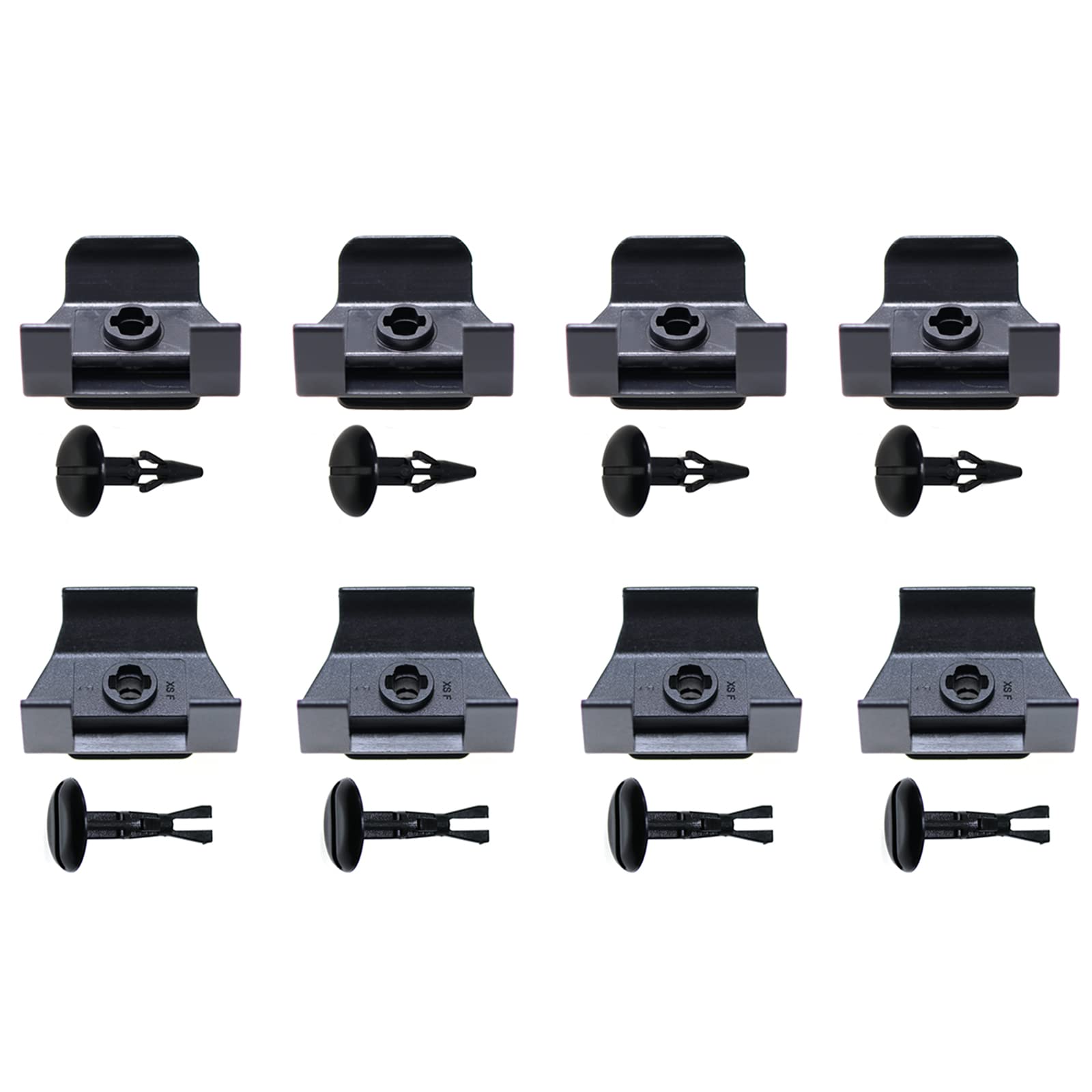 Woodzdon 8 Clips & 8 Pins Front Fender Liner Clip Bumper Cover Clip for Toyota 53879-58010 53879-28010 Highlander 4Runner Camry 