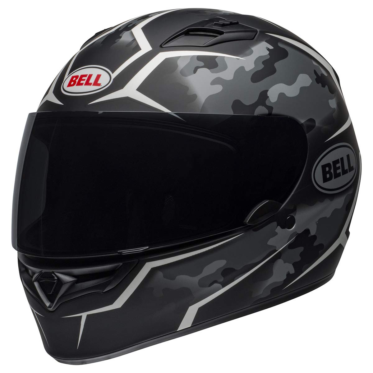 Bell Qualifier Full-Face Helmet (Stealth Camo Matte Black / White - X-Large)