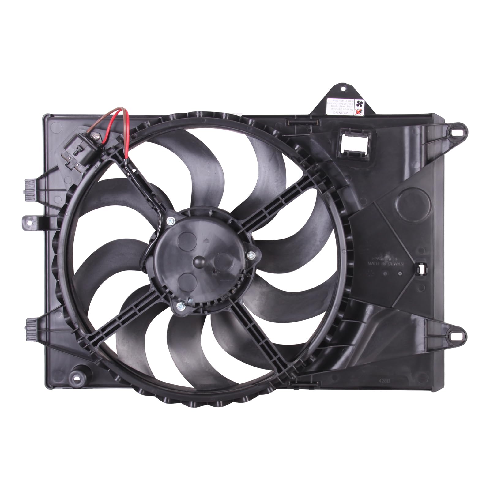 TYG OE Replacement(CAPA Quality) Cooling Fan Extra Silent for 2012-2018 Chevrolet Sonic 1.8L w/A/C | 95352379 | GM3115244 | 621-