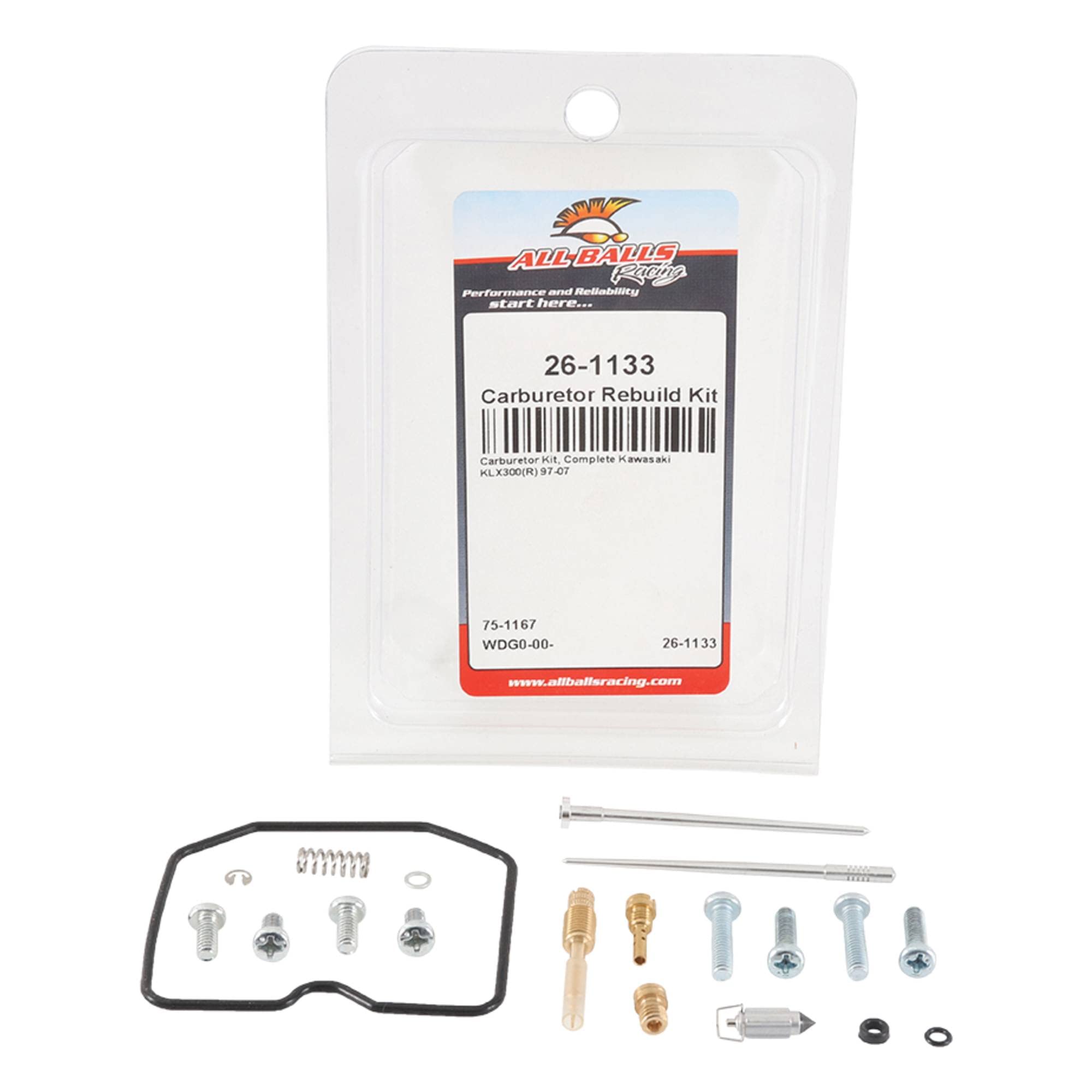 All Balls 26-1133 Carburetor Rebuild Kit